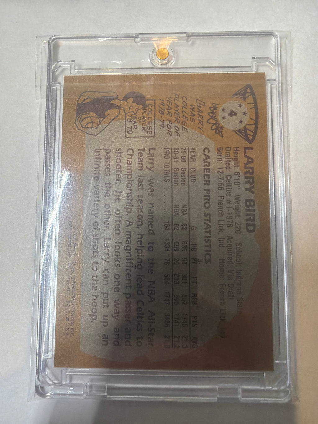 1981 Topps Larry bird