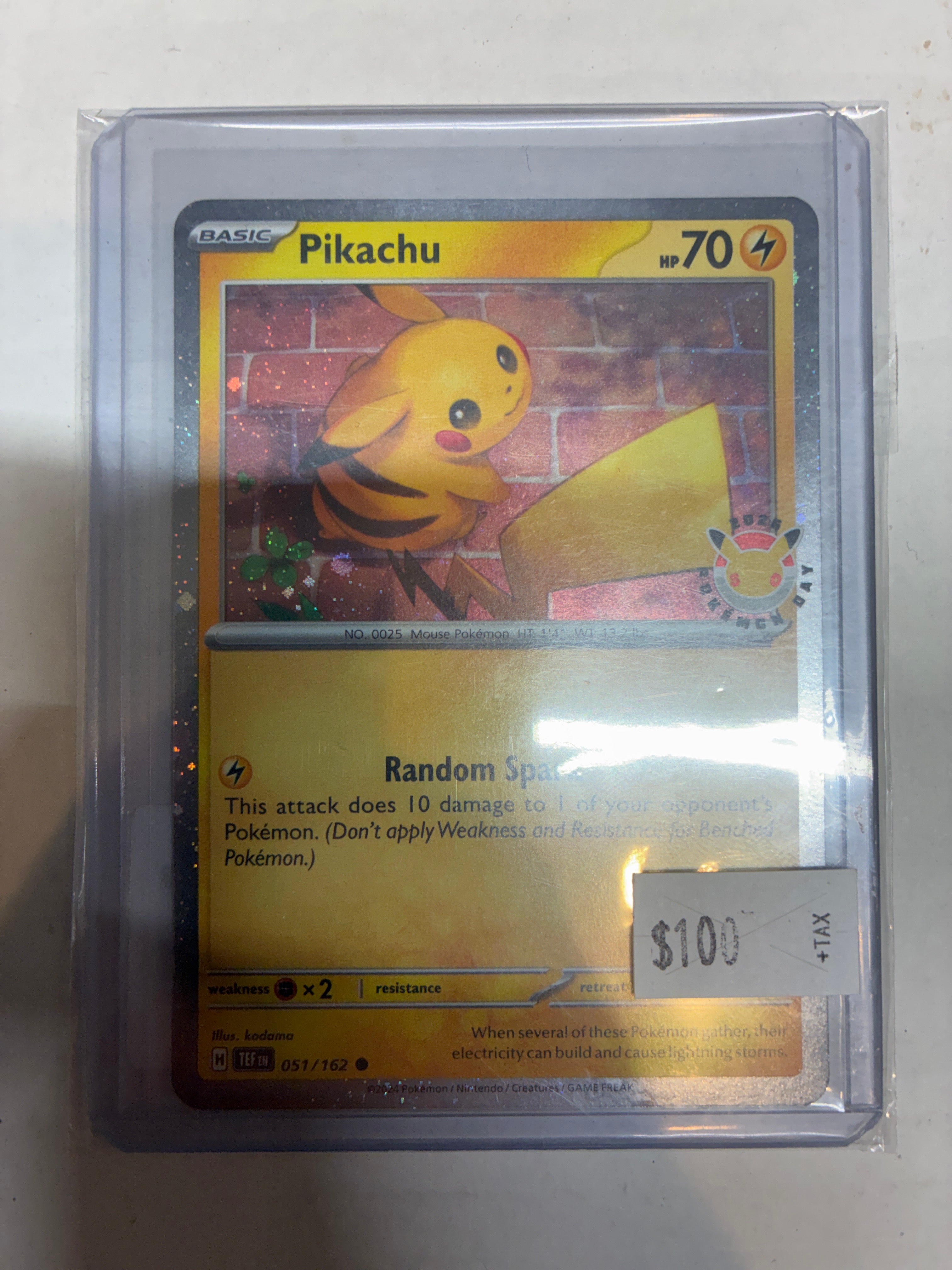 Pokemon Pikachu 051/162