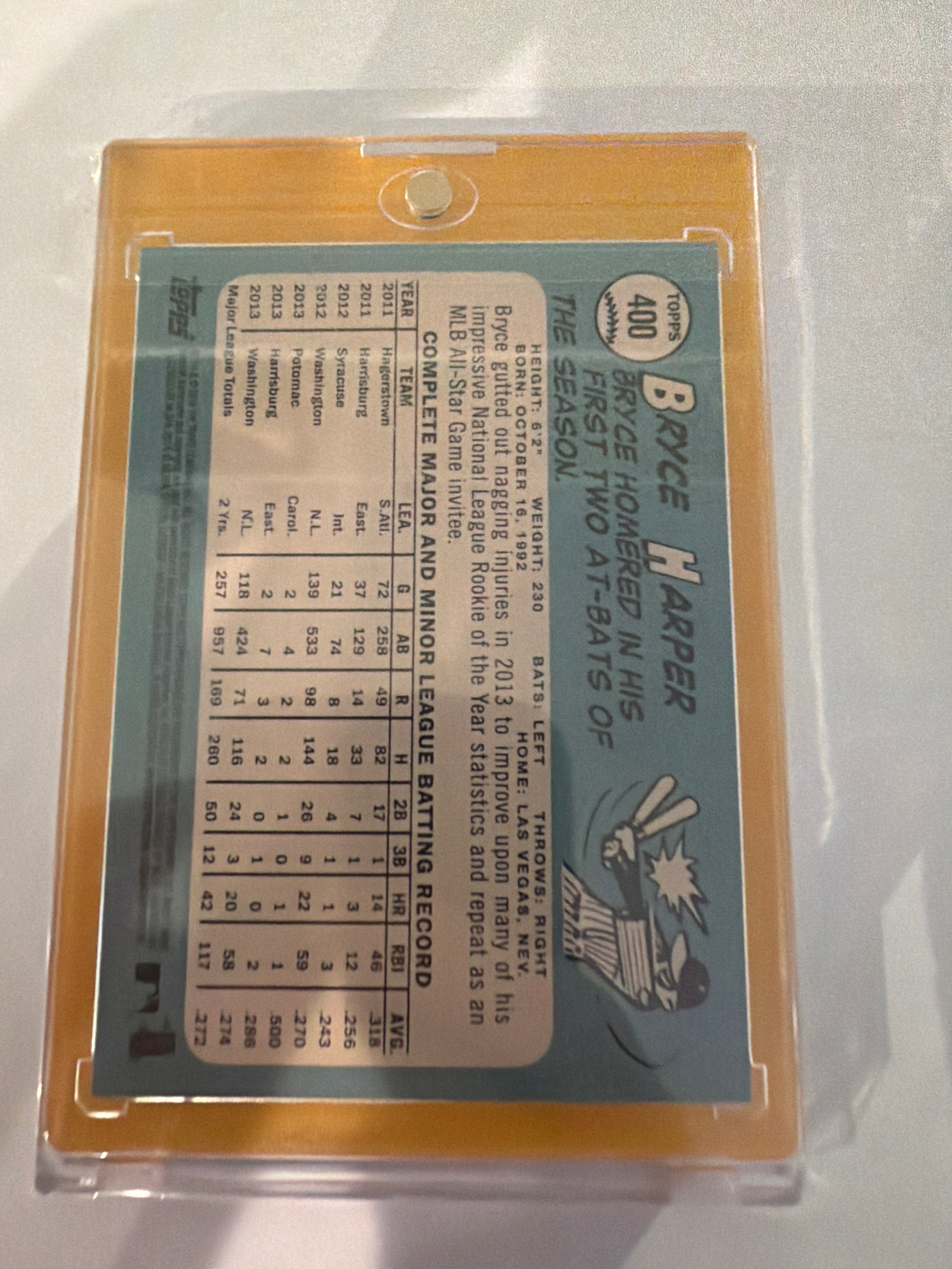 2014 Topps heritage Nationals Bryce Harper