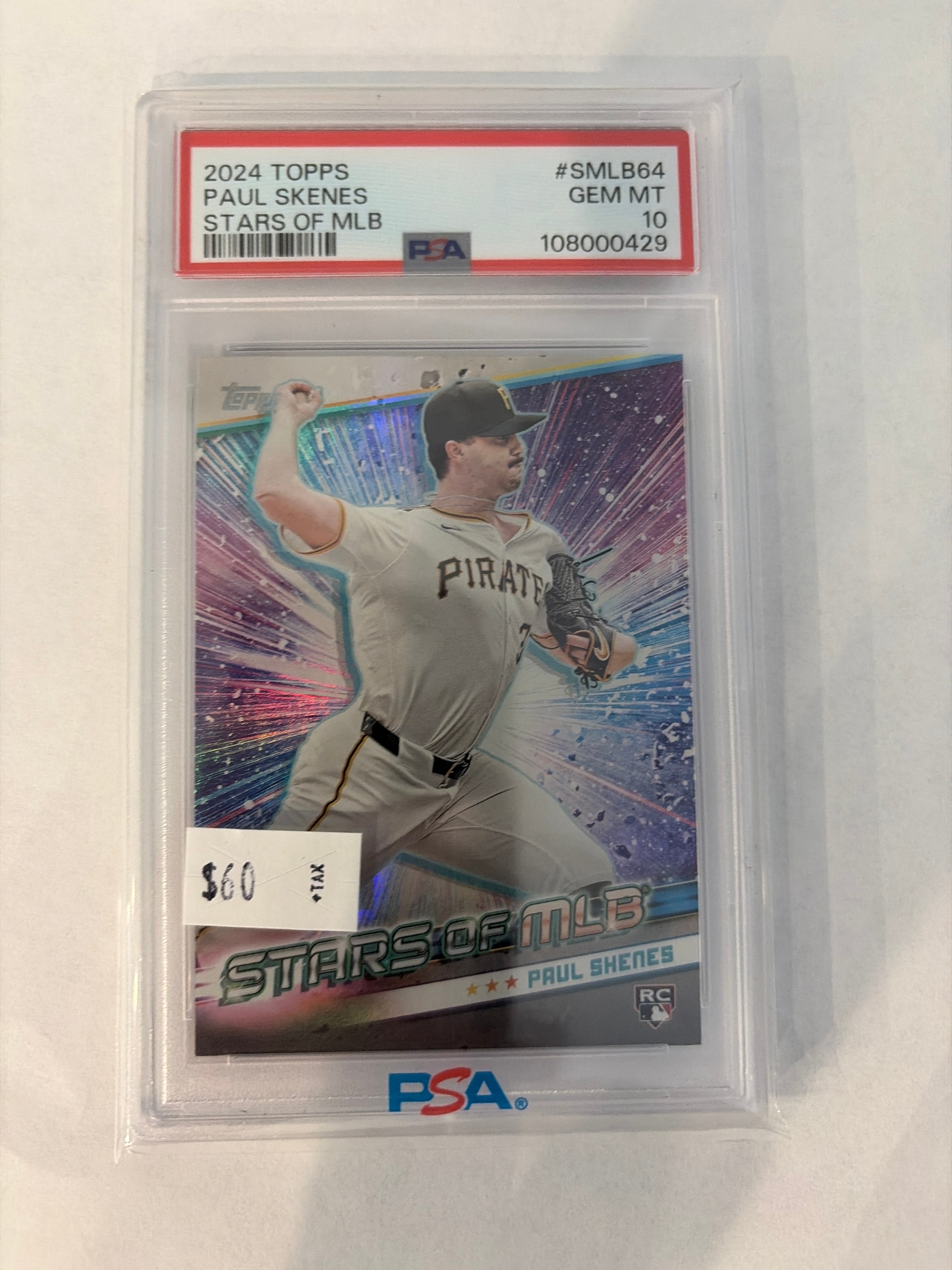 2024 Topps Paul Skenes Stars of MLB PSA10