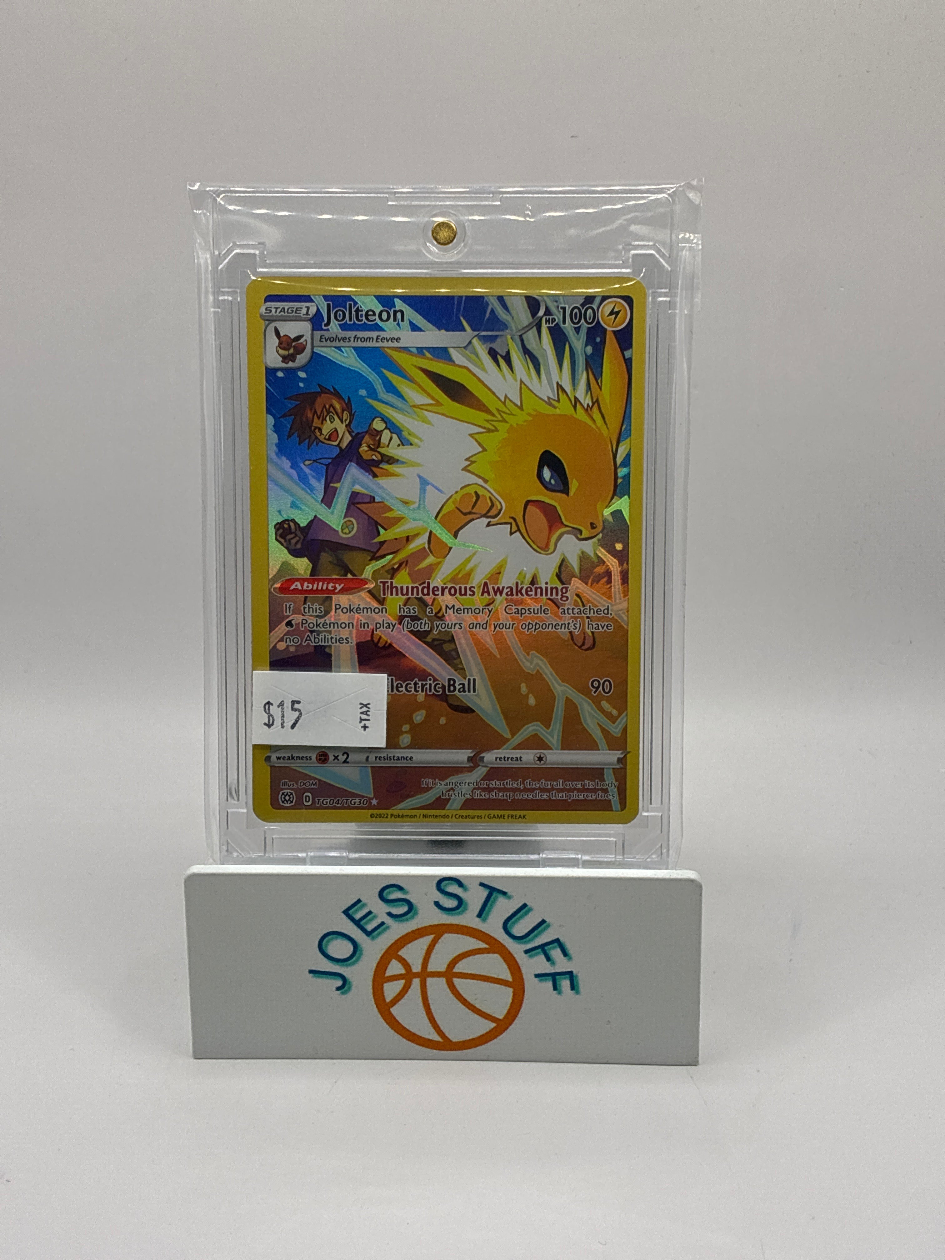 Jolteon TG04/TG30 Swsh09: Brilliant Stars Trainer Gallery Holo