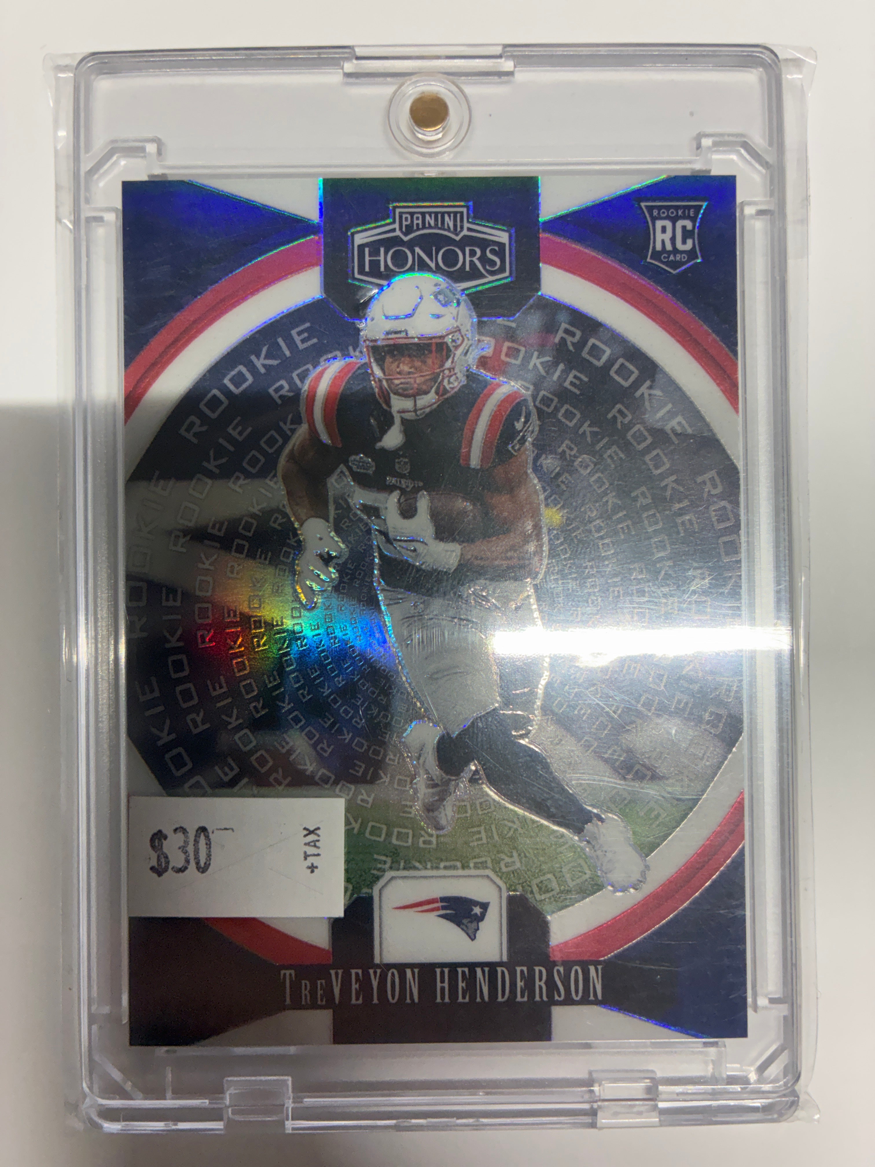 2025 Panini Honors TreVeyon Henderson Rookie Auto Prizm #50 11/35