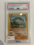 Dark Donphan 3/105 Neo Destiny Holo PSA 7