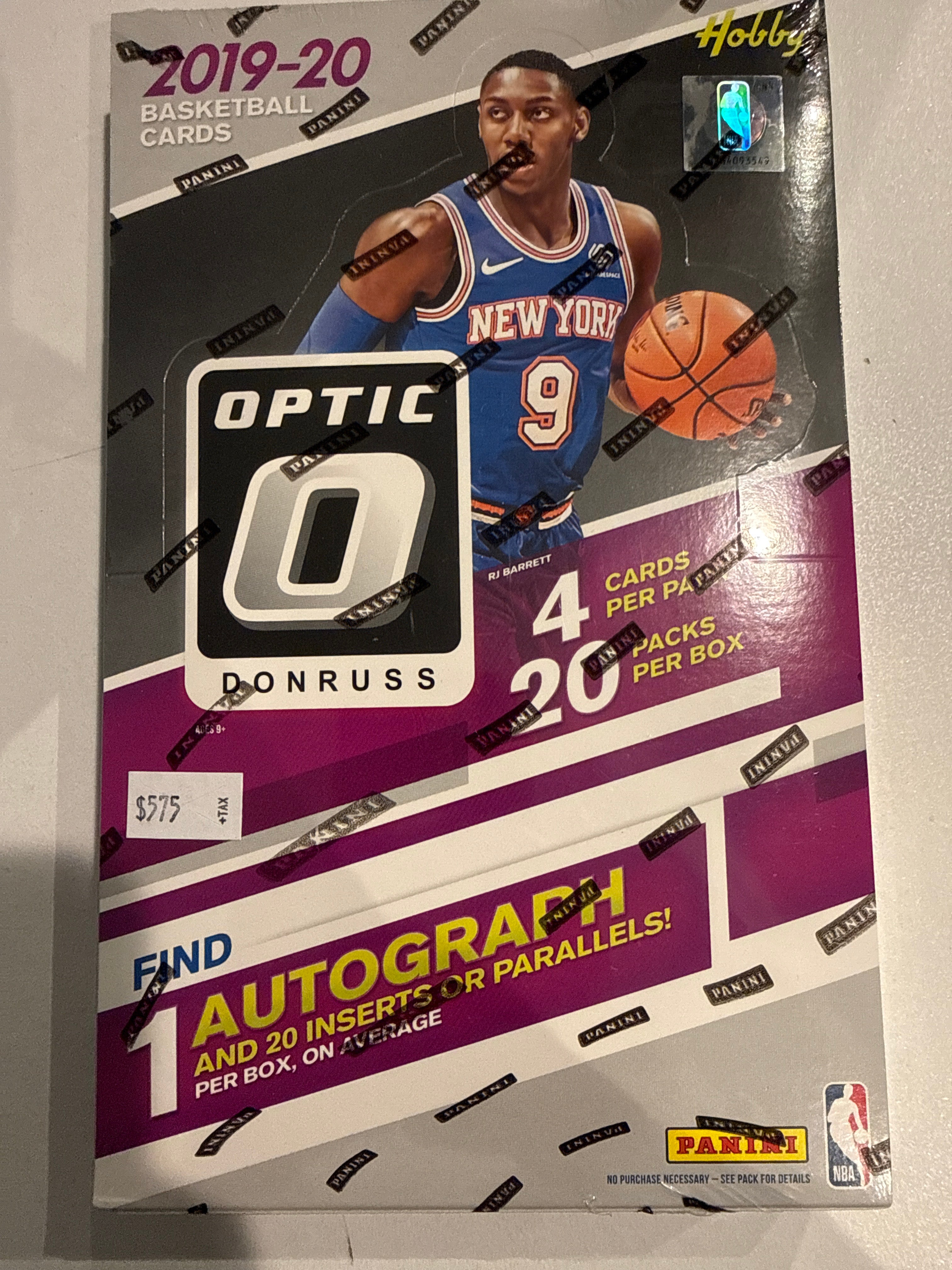 2019-2020 Donruss Optic Basketball Hobby Box