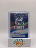 2025 Topps Finest Zach Charbonnet Autograph Blue Refractor 06/99