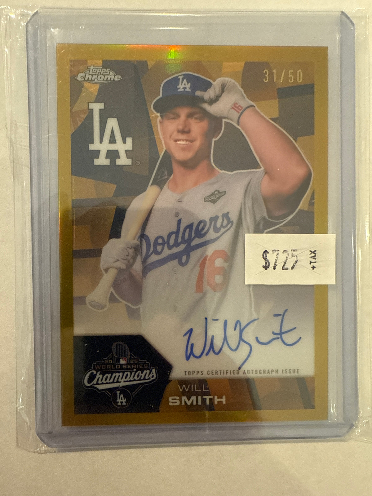 2026 Topps chrome Will Smith 31/50