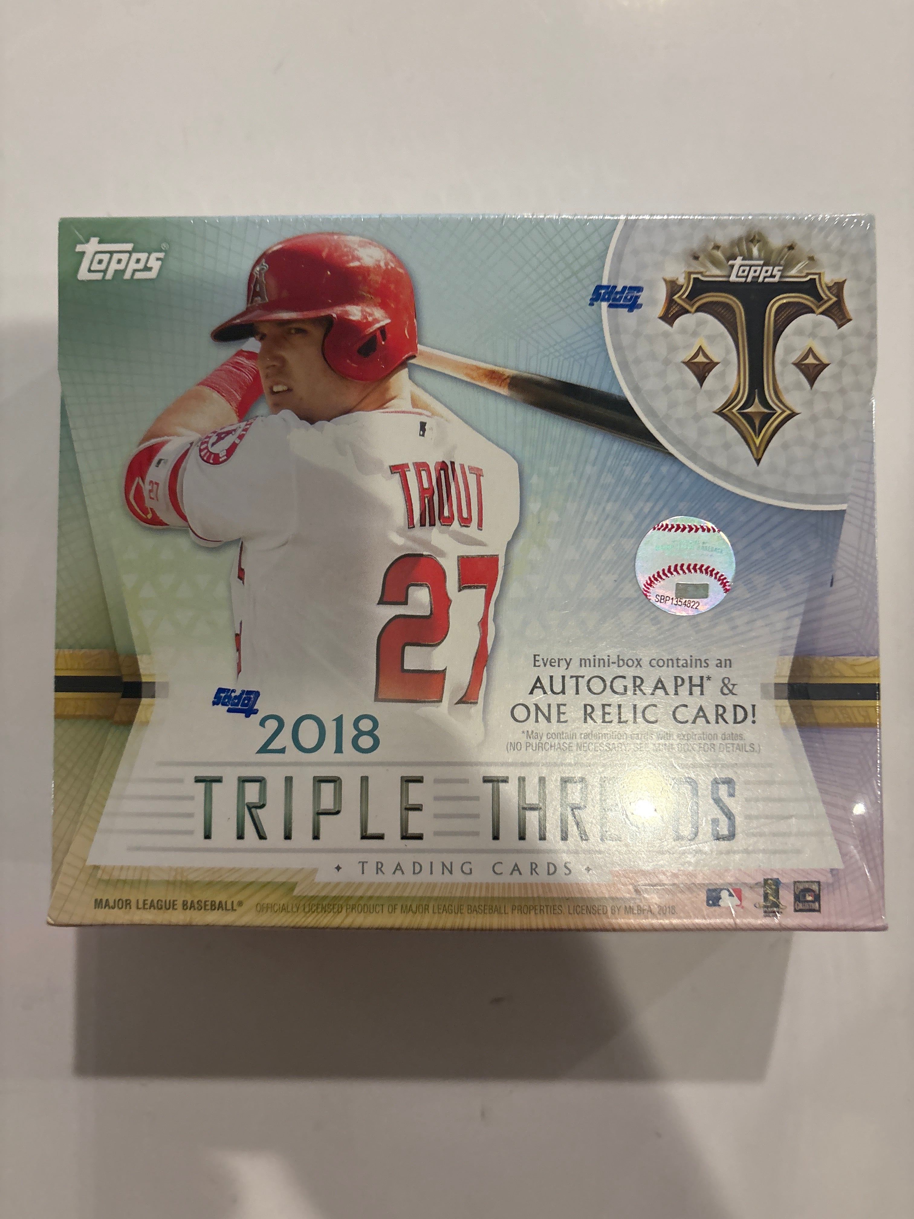 2018 Topps Triple Threads Baseball Hobby Box