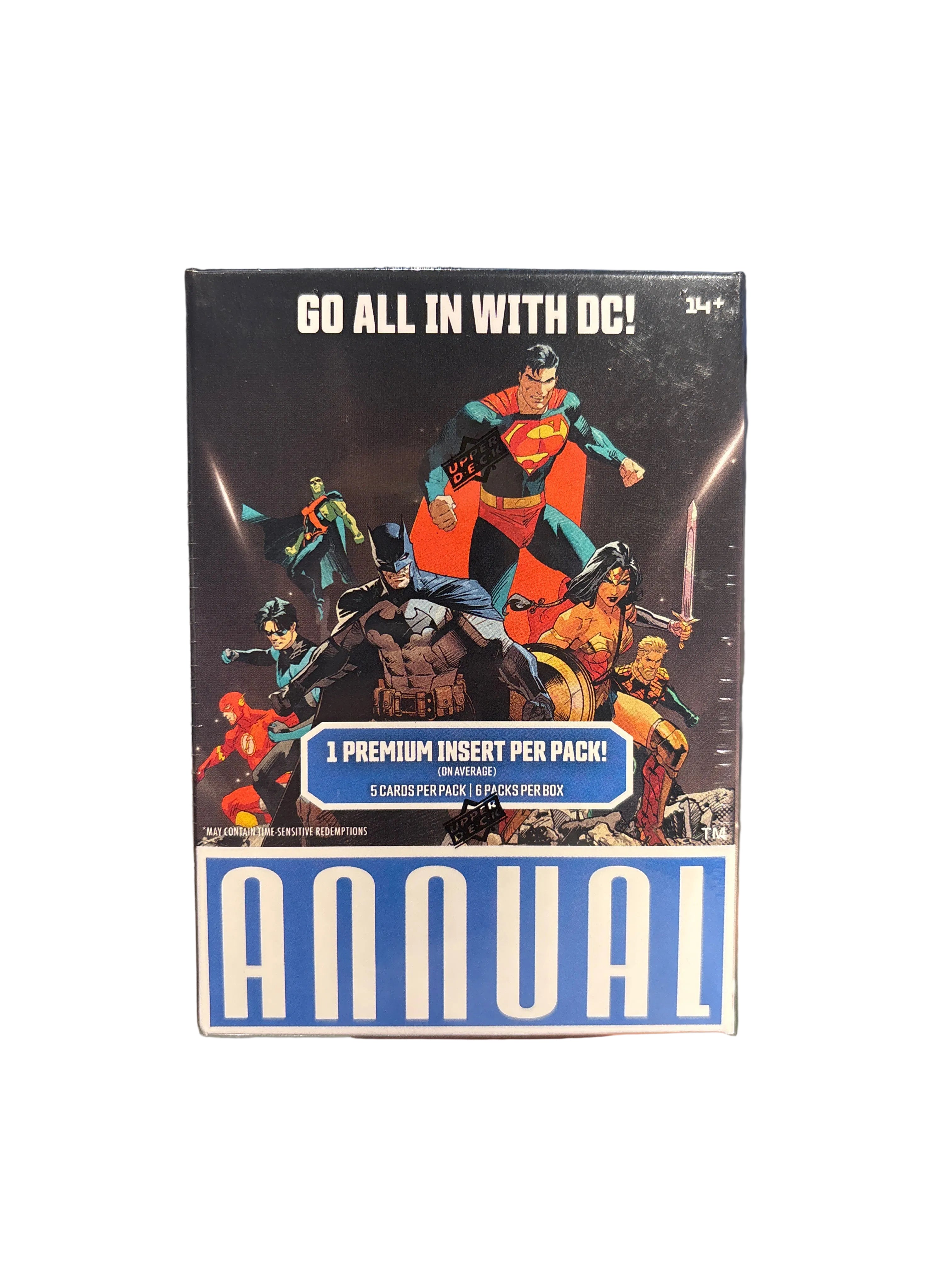 Upper Deck DC Annual Sealed Non-Sport Trading Card Box 2023