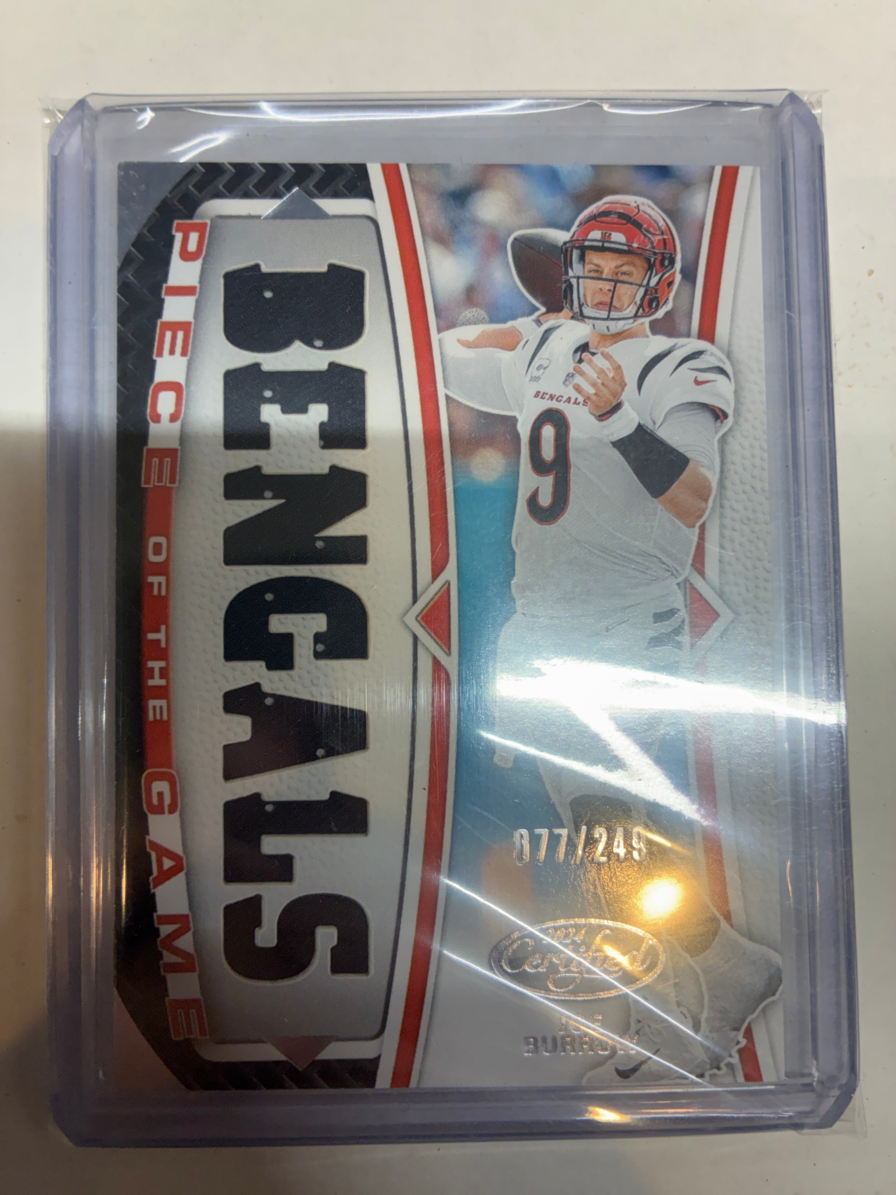 2024 Panini Certified Piece of the Game Relics Joe Burrow /249