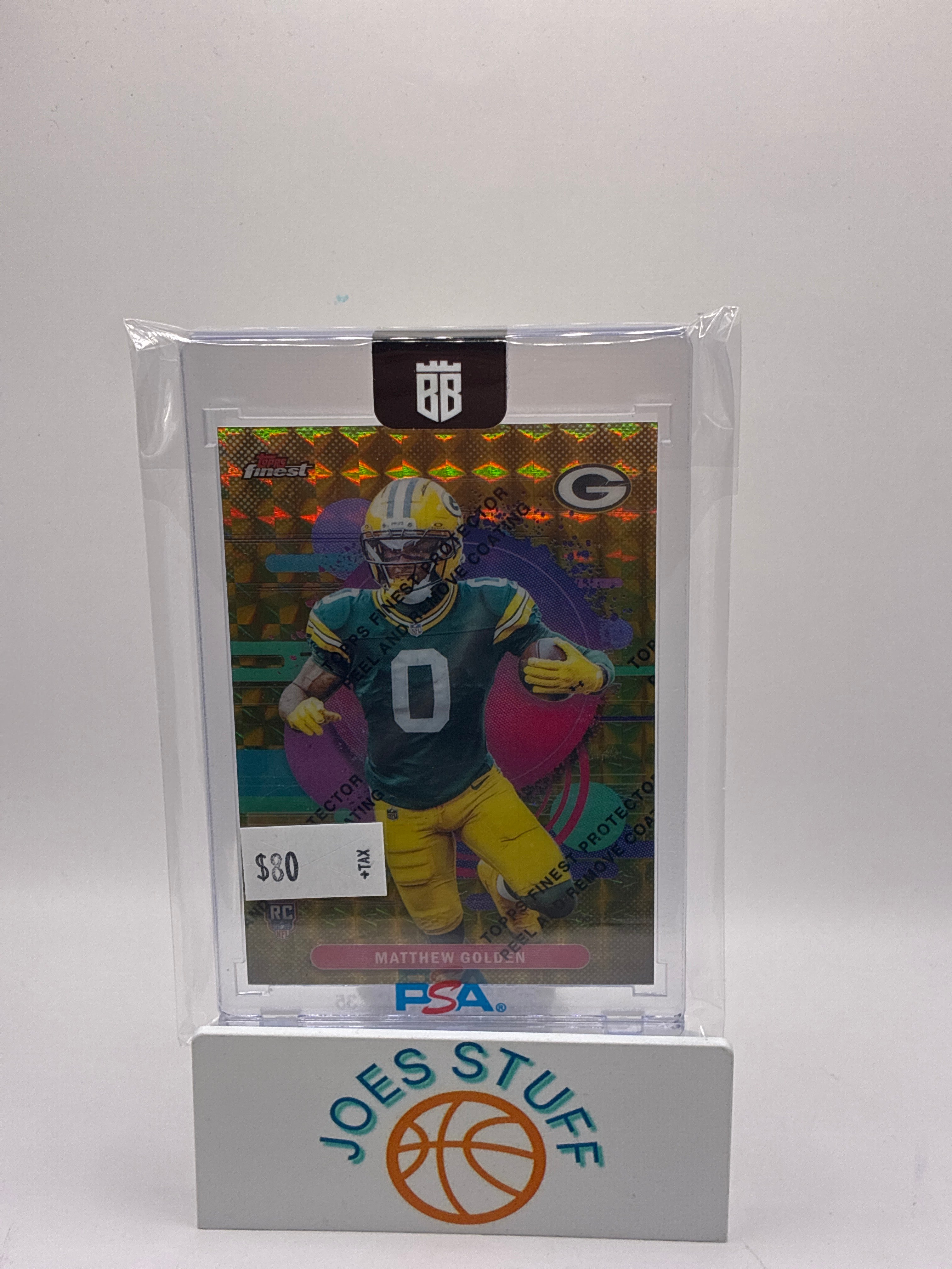 2025 Topps Finest Matthew Golden Gold Geometric 14/25
