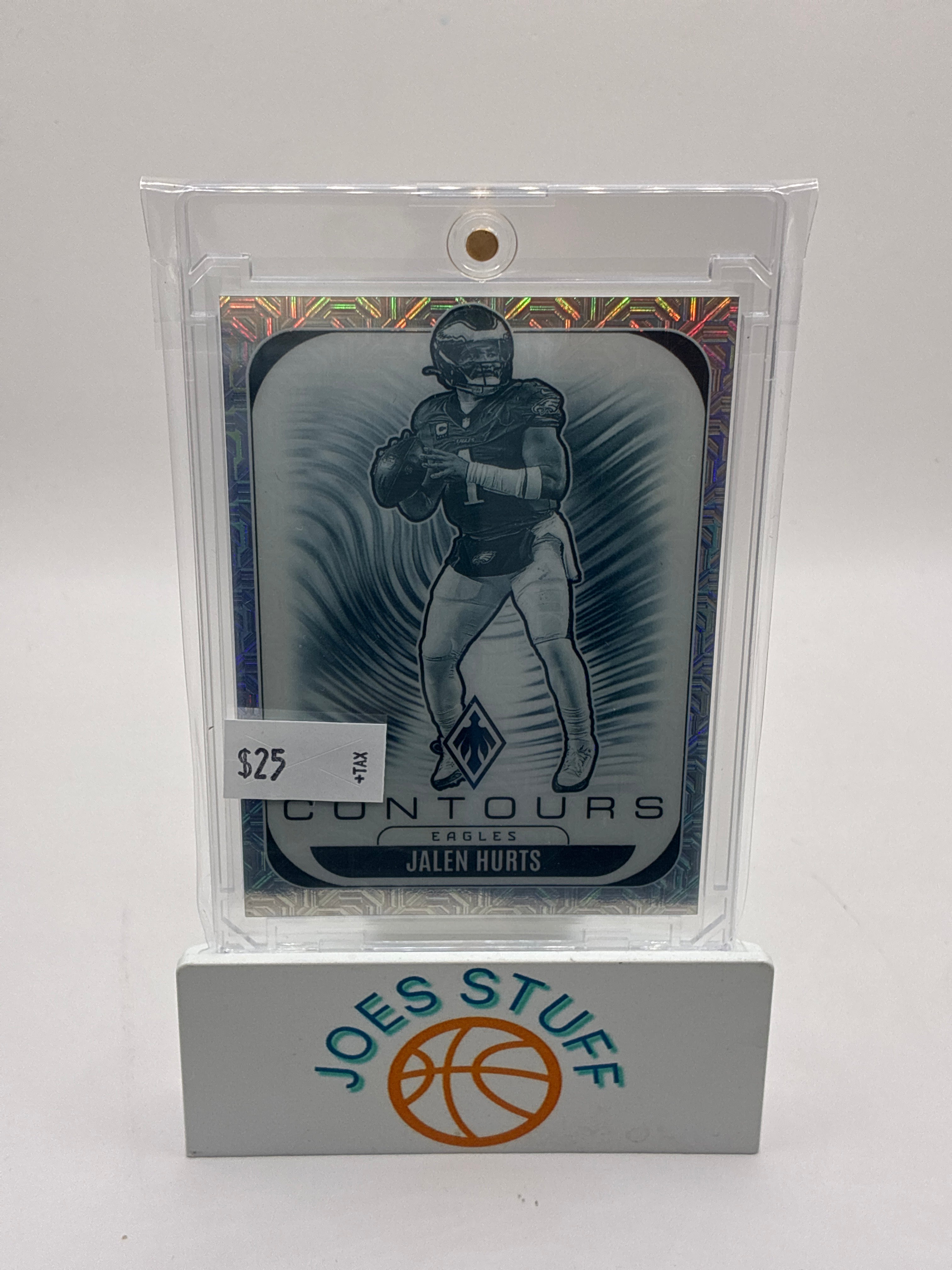 2025 Panini Phoenix Contours Jalen Hurts Silver Mojo 51/75