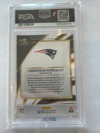 2025 select Christian Gonzalez silver Prizm PSA10