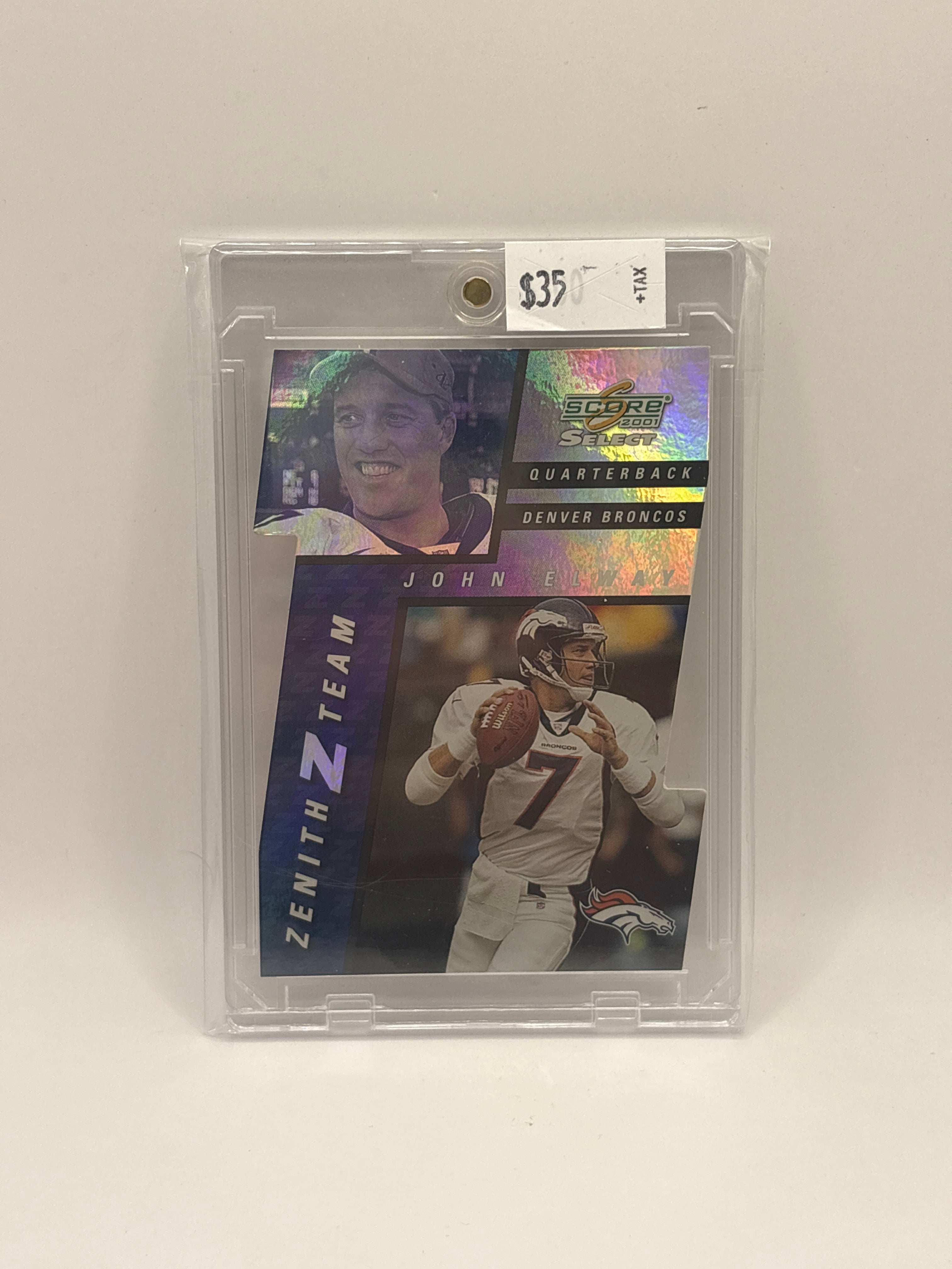 2001 Score Select Zenith Z Team John Elway #ZT-8 074/100
