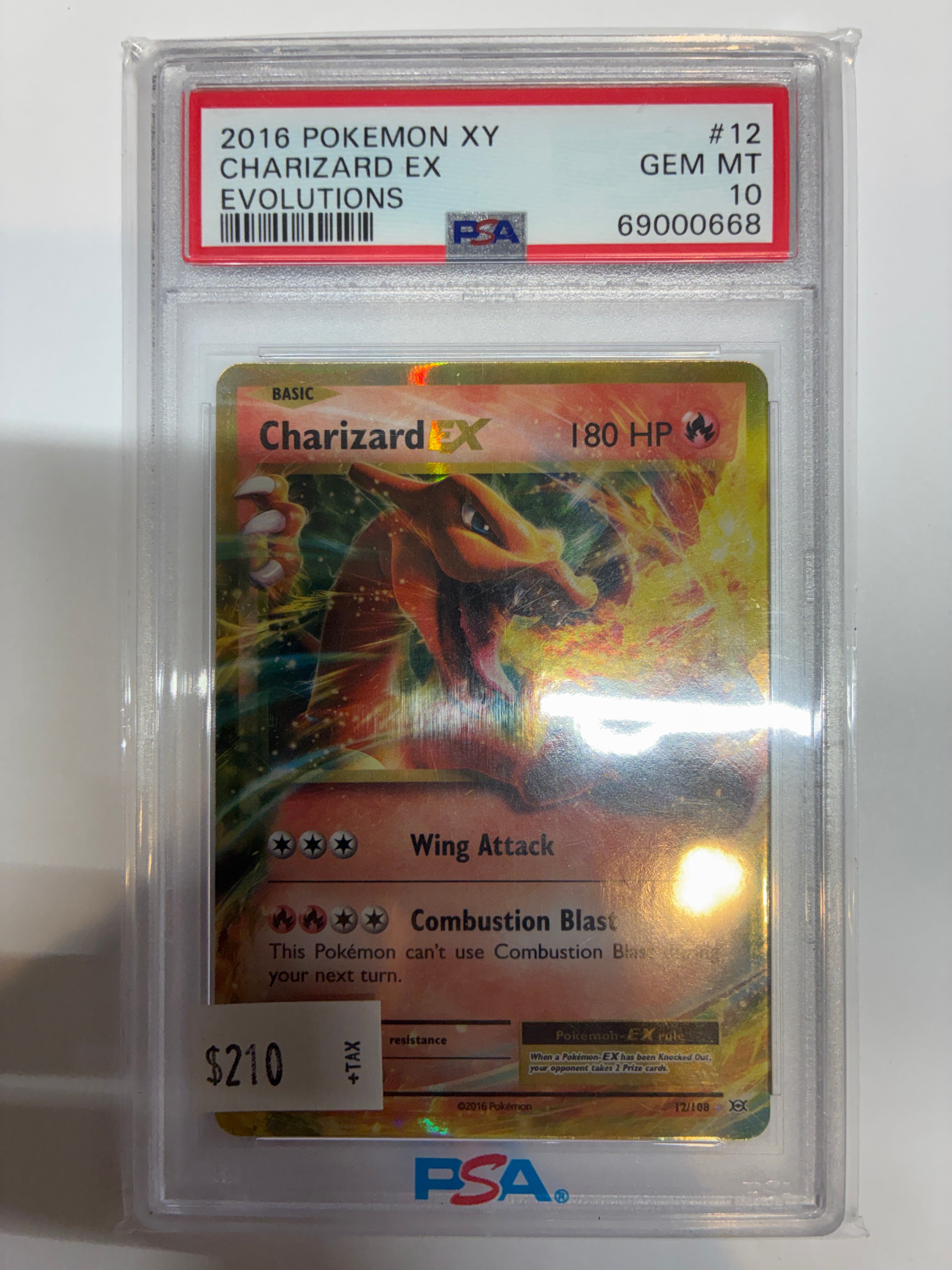 Pokemon XY Evolutions Charizard EX PSA 10