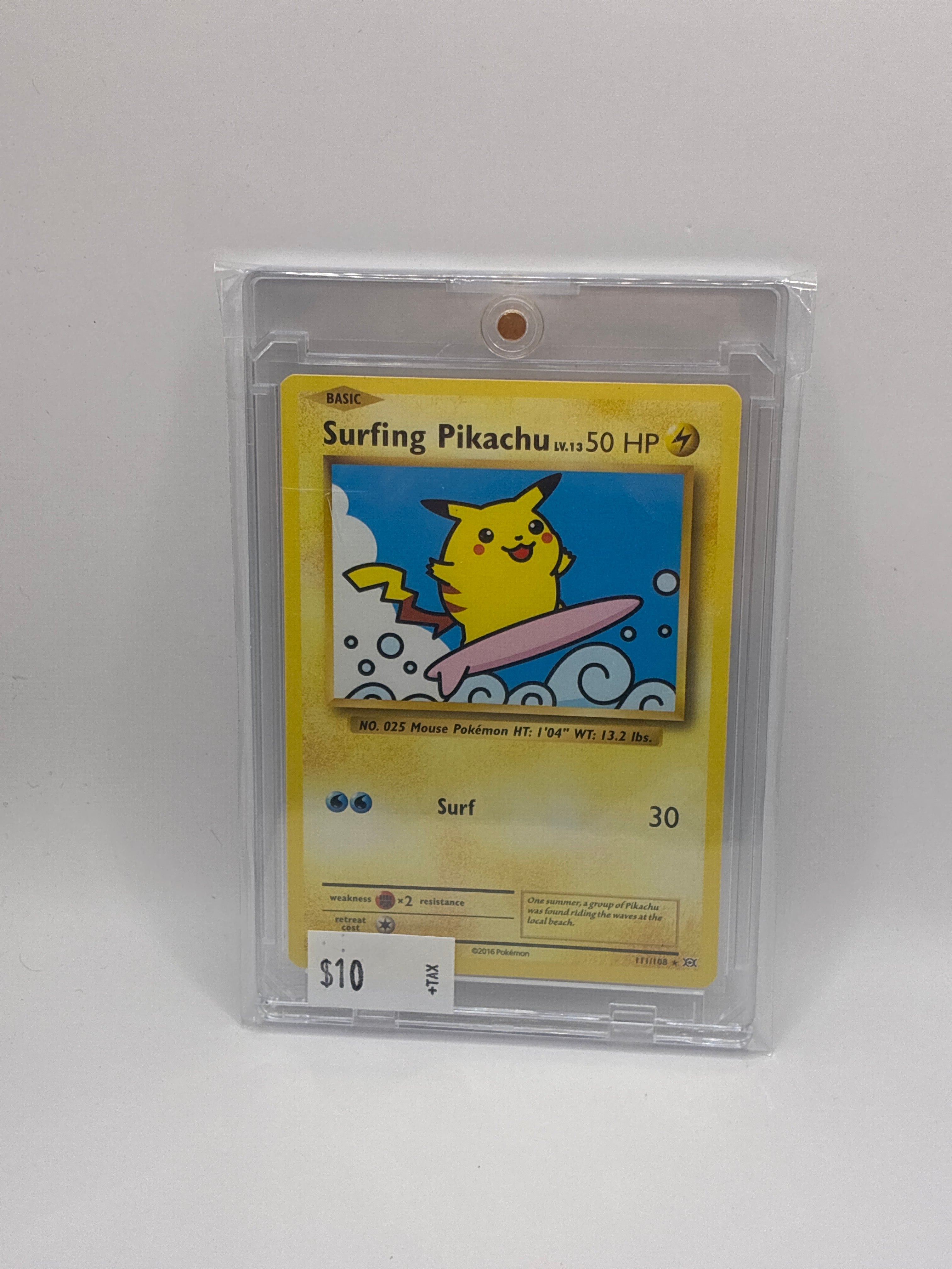 Surfing Pikachu 111/108 Evolutions Regular