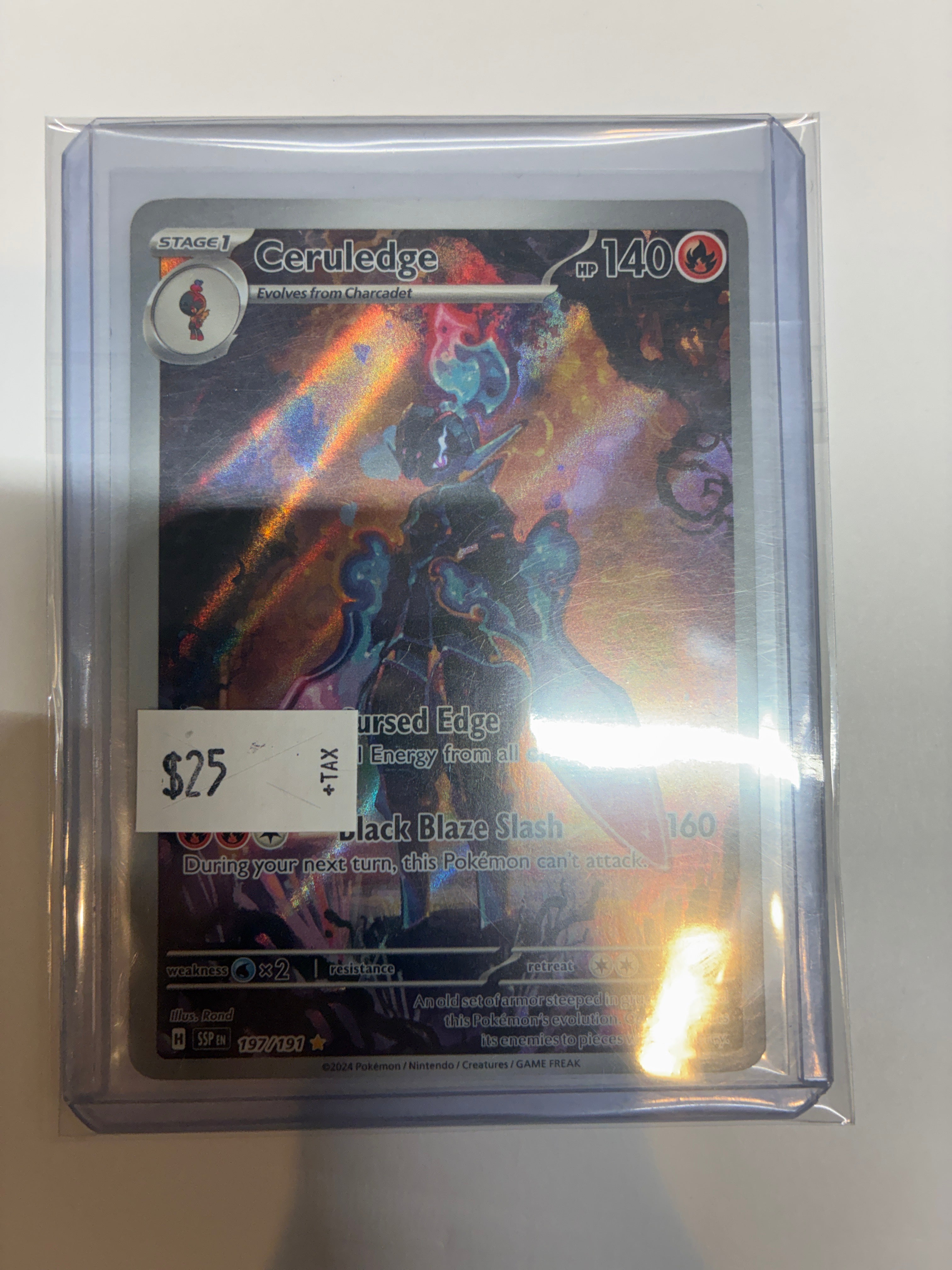 Ceruledge 197/191 Sv08: Surging Sparks Holo