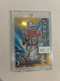 2025 Topps Chrome Cosmic Drake Maye Light Speed Gold Lazer 44/50