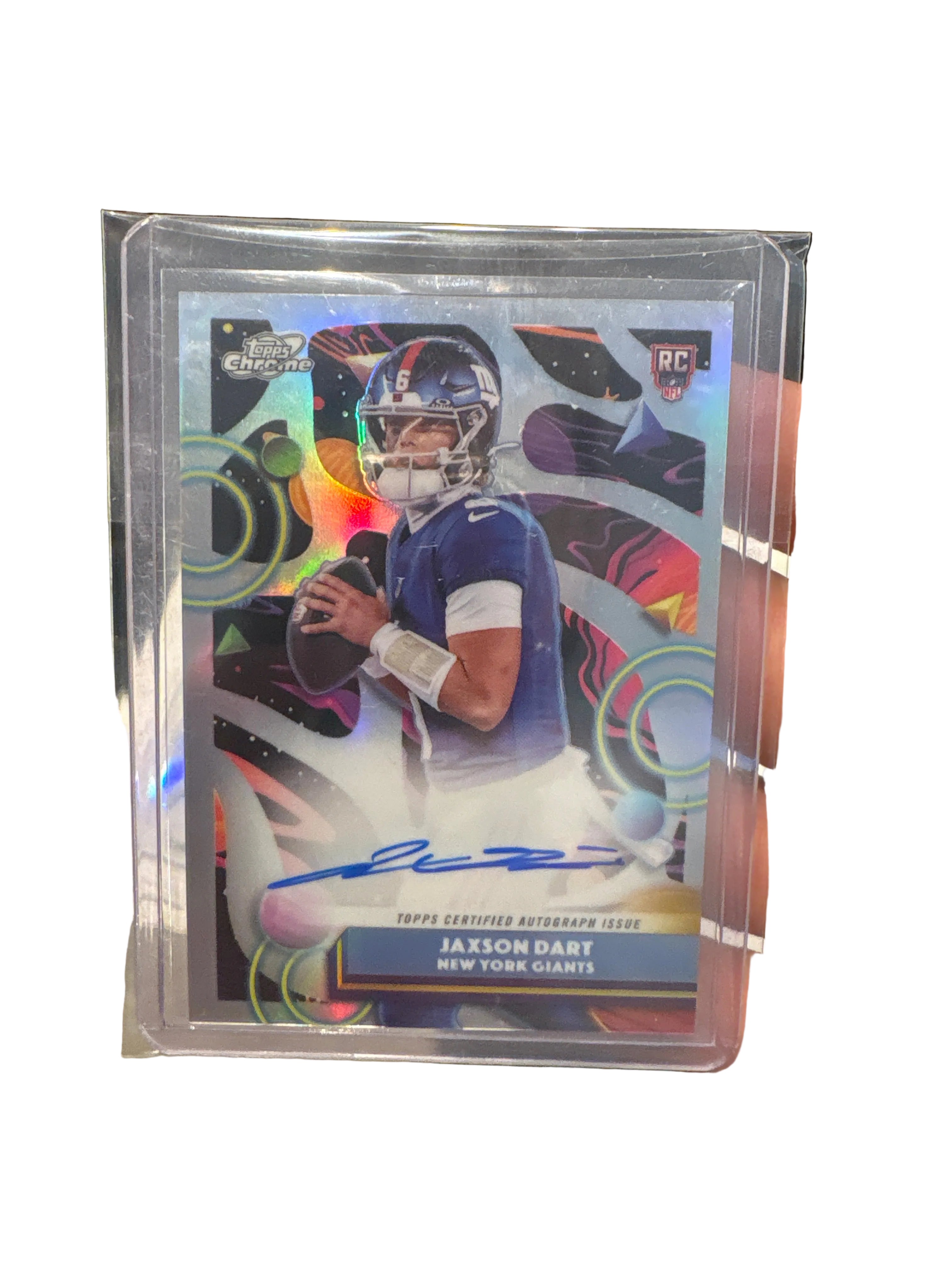 2025 Topps chrome cosmic - Jaxson dart auto (rc) (silver) #CCA-JXD￼
