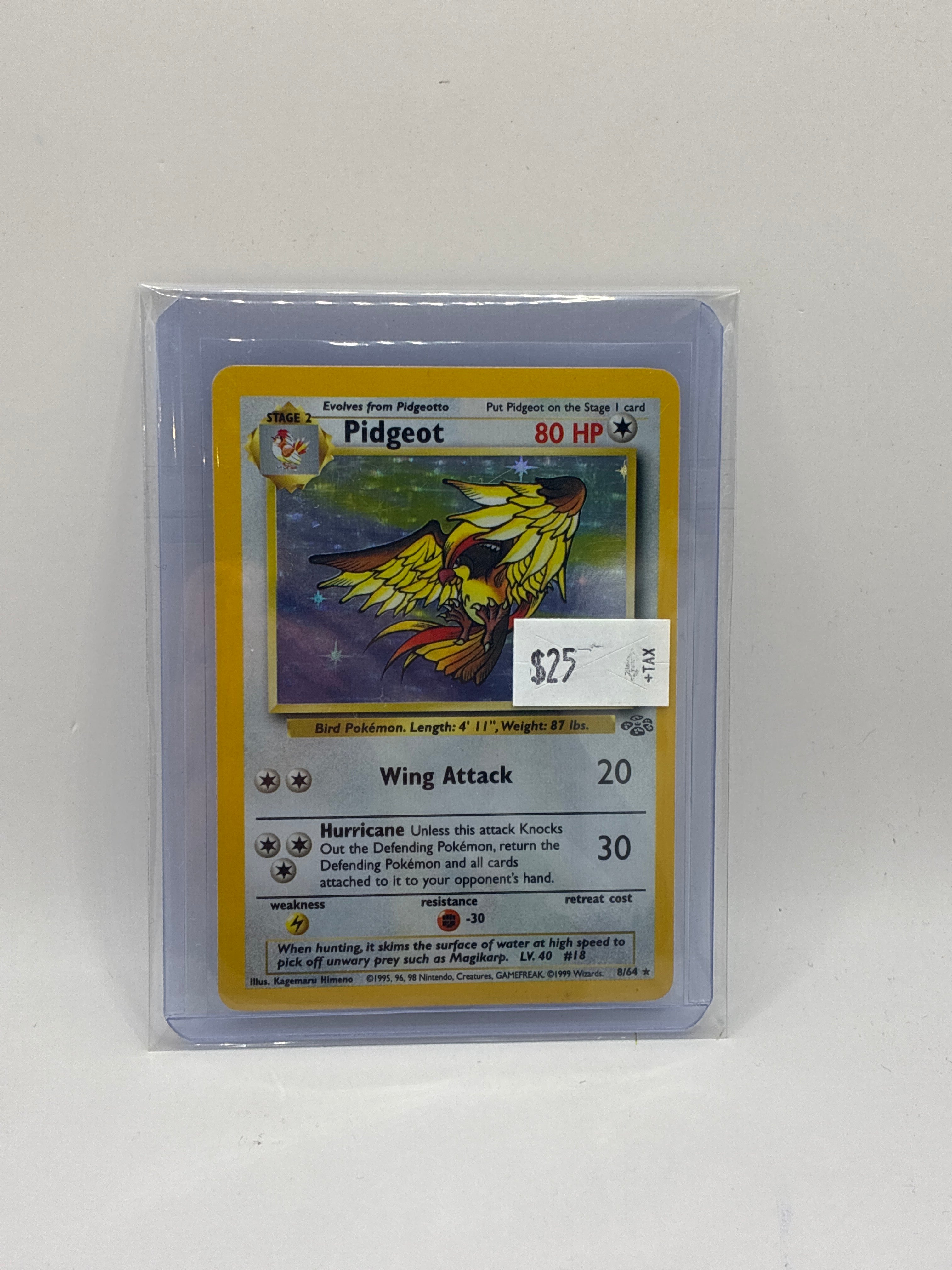 Pidgeot 08/64 Jungle Holo