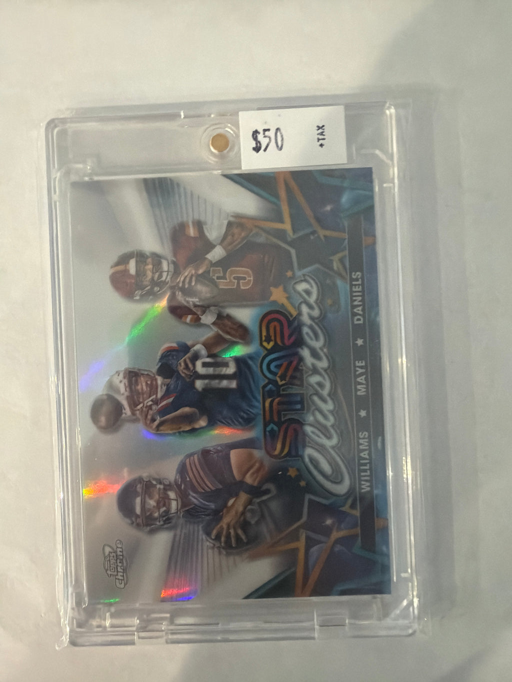 2024 topps chrome star clusters Williams Maye Daniels