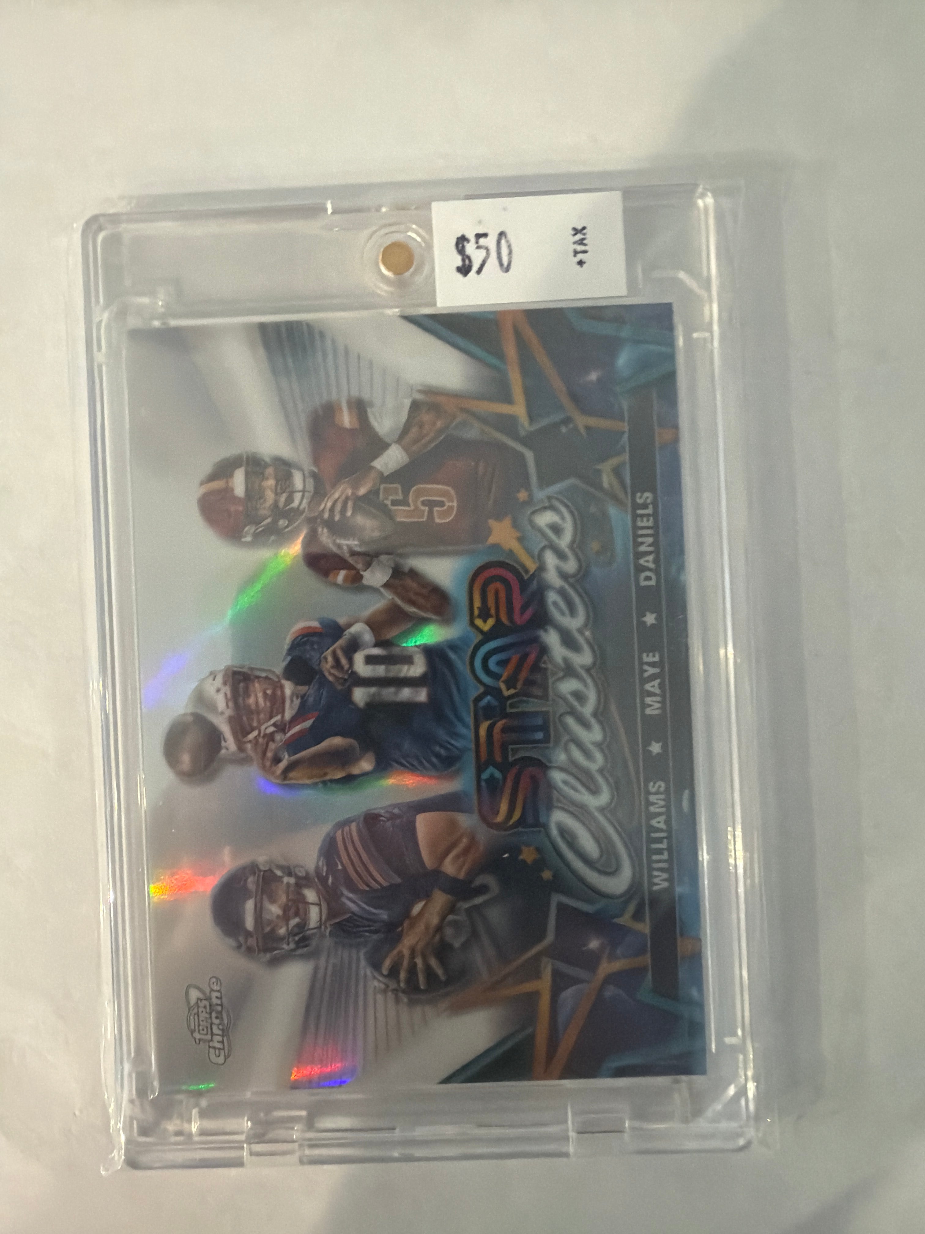 2024 topps chrome star clusters Williams Maye Daniels