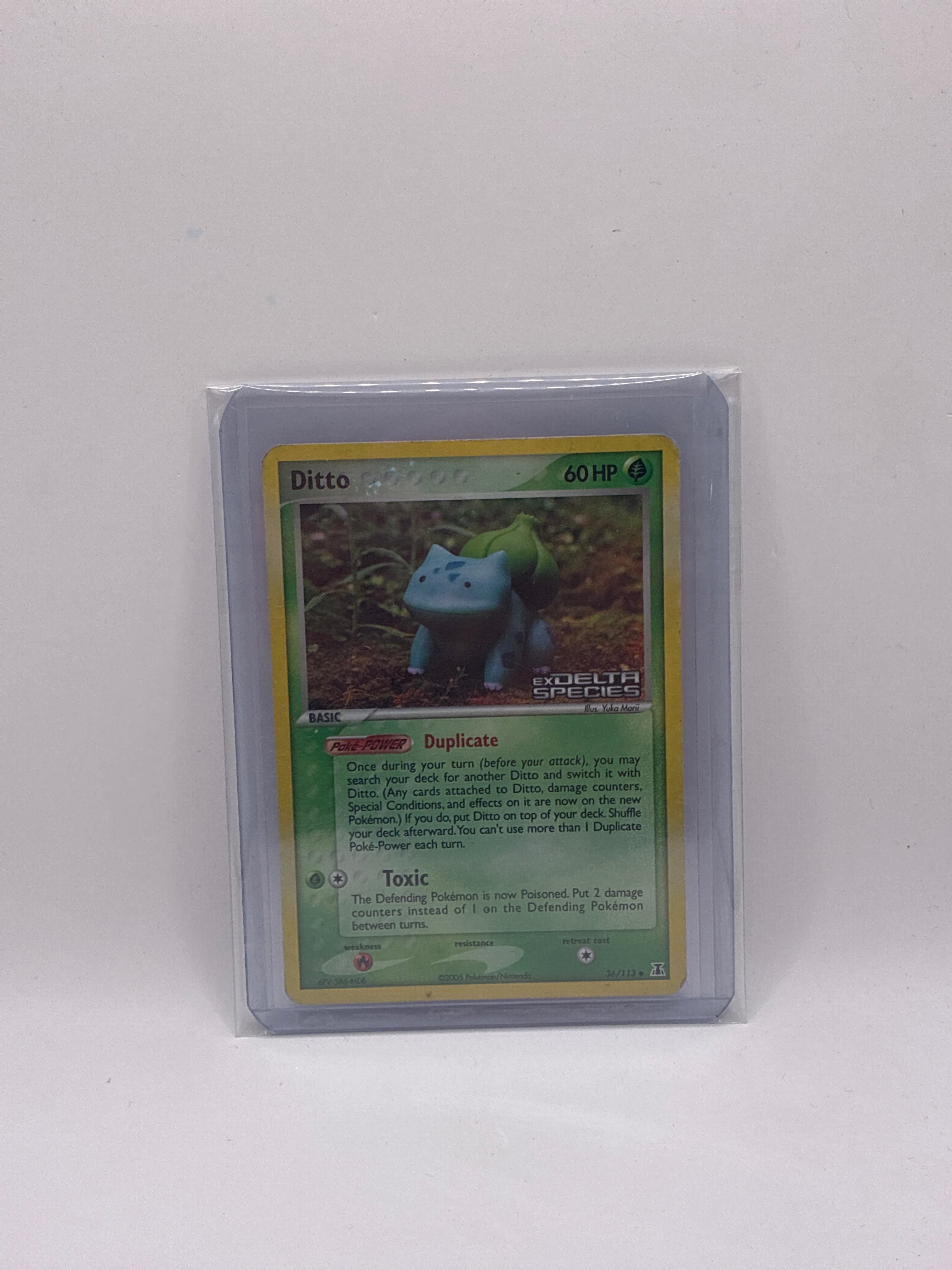 Ditto (Bulbasaur) 36/113 Delta Species Reverse Holo