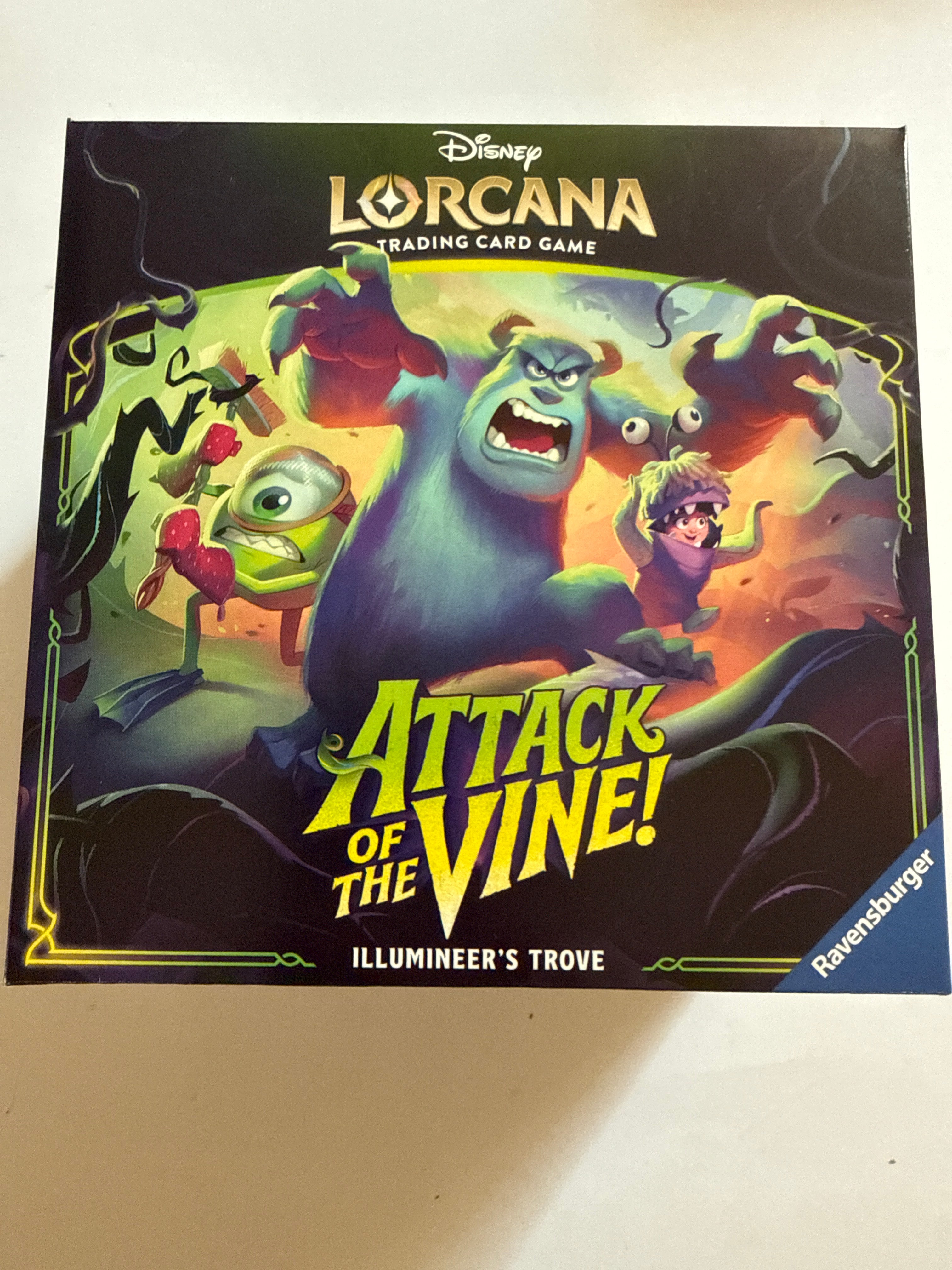 Disney Lorcana Attack Of The Vine Illumineer’s Trove Box
