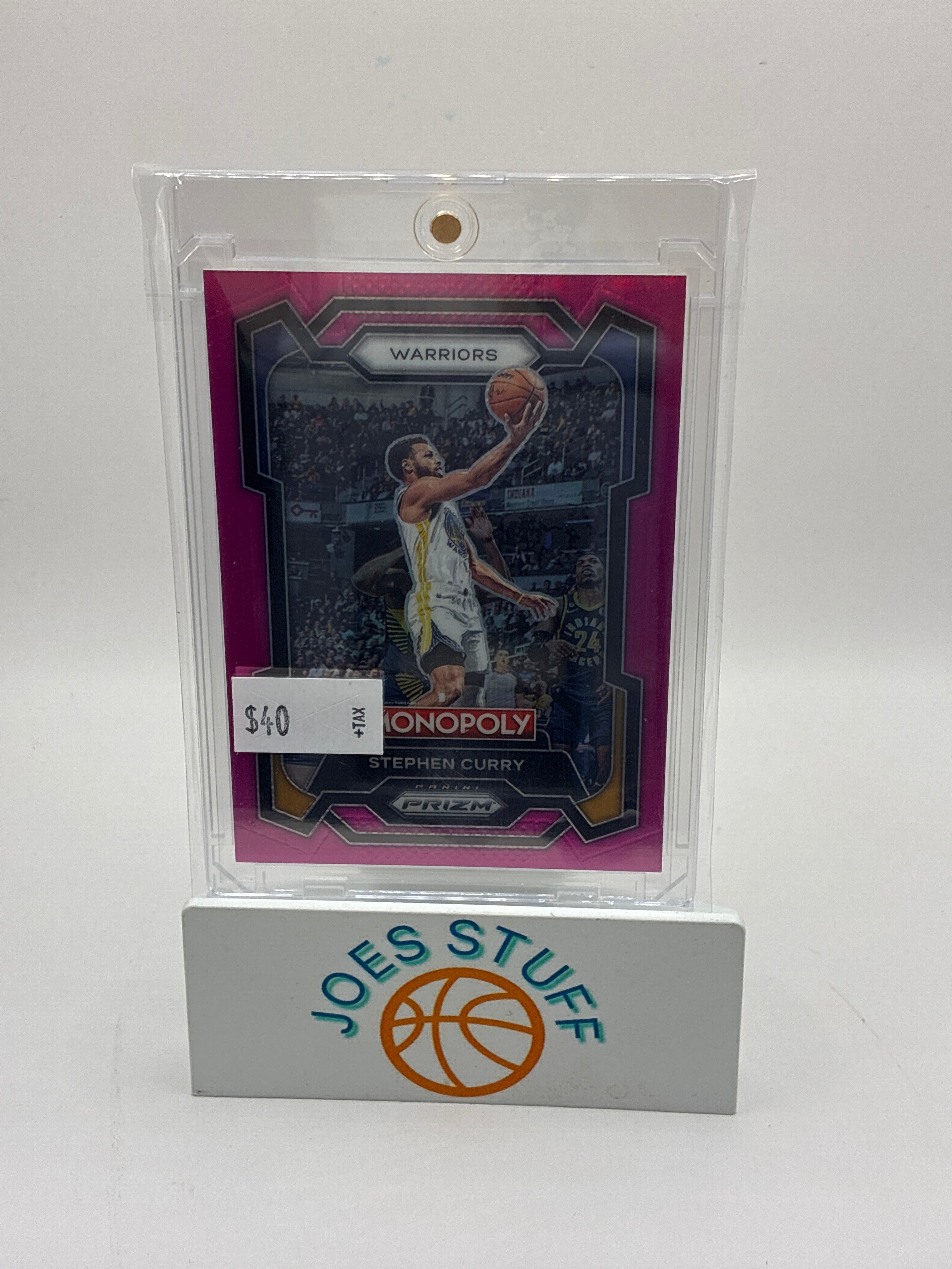 2023-24 Panini Prizm Monopoly Stephen Curry Pink Prizm 036/149