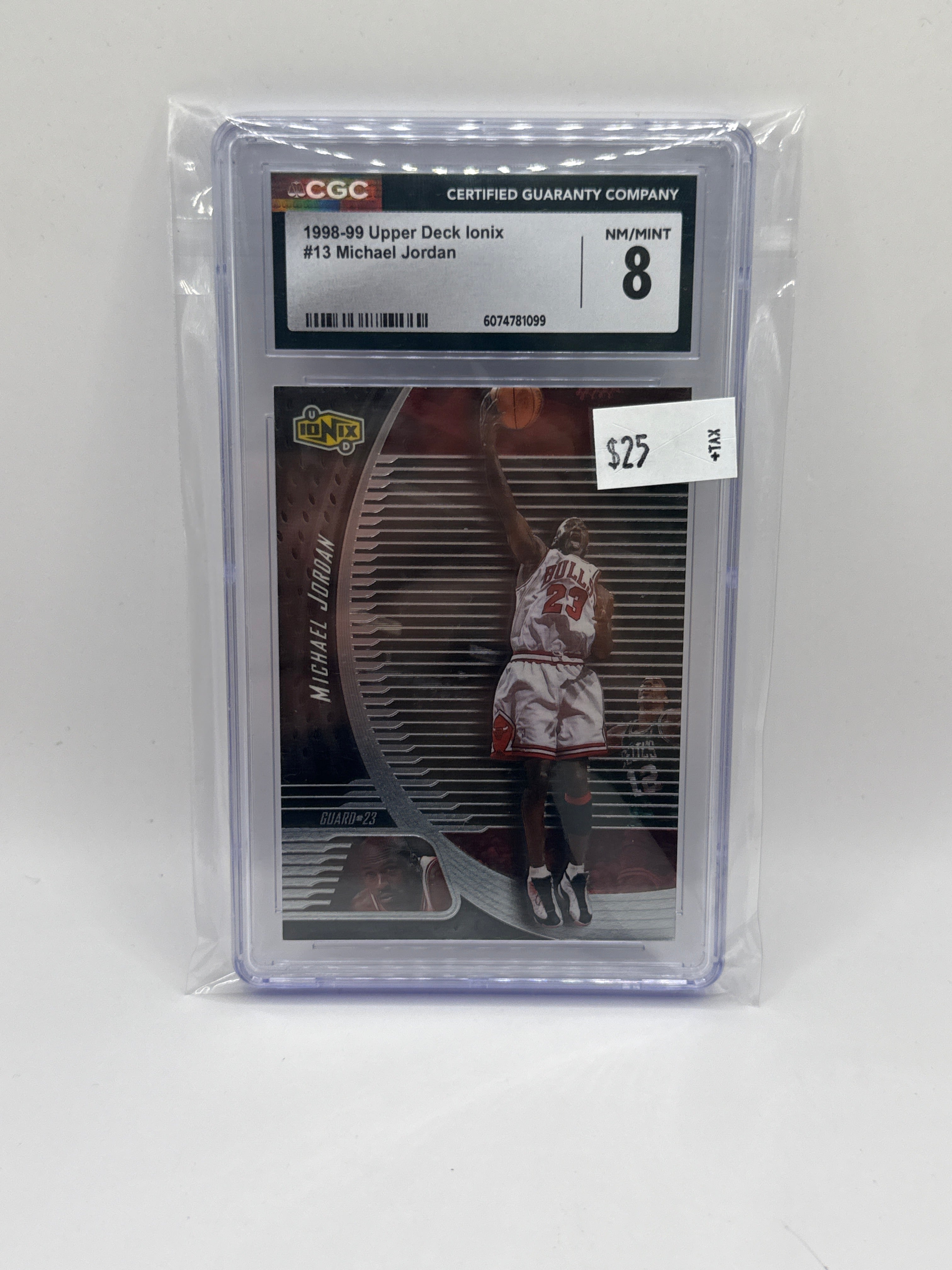 1999 Upper Deck Ionix Michael Jordan CGC 8