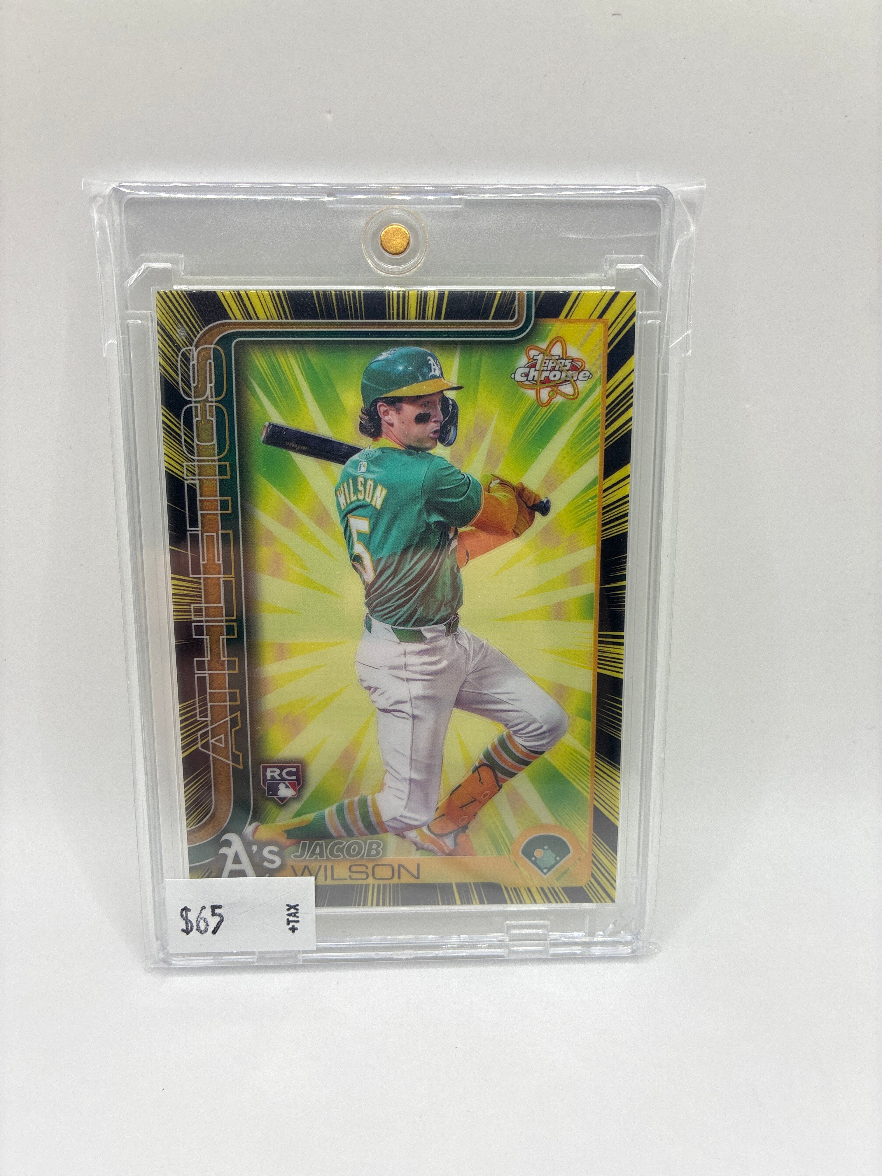 2025 Topps Chrome Jacob Wilson  Gold