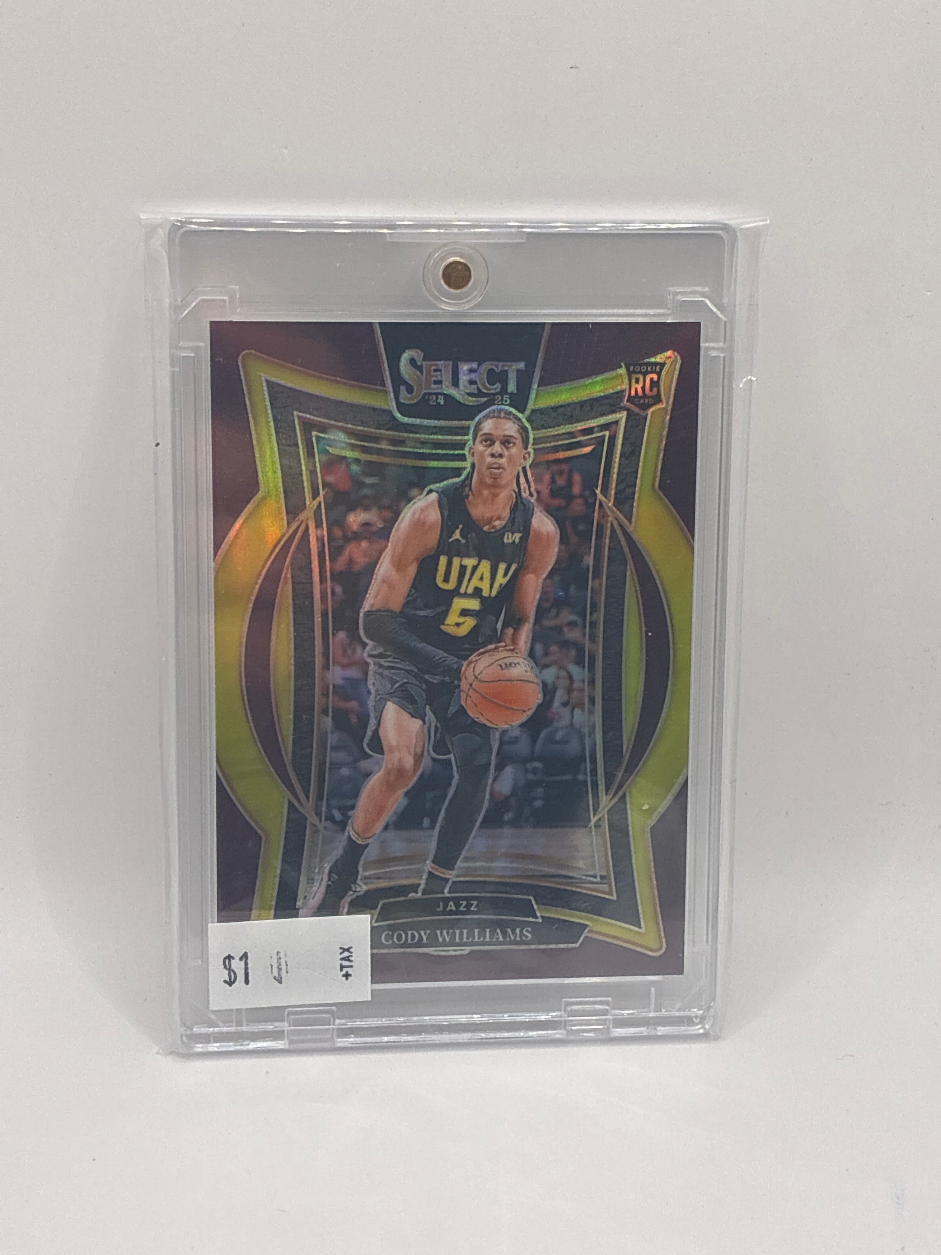 2025 Panini Select Cody Williams Concourse Maroon 155/175