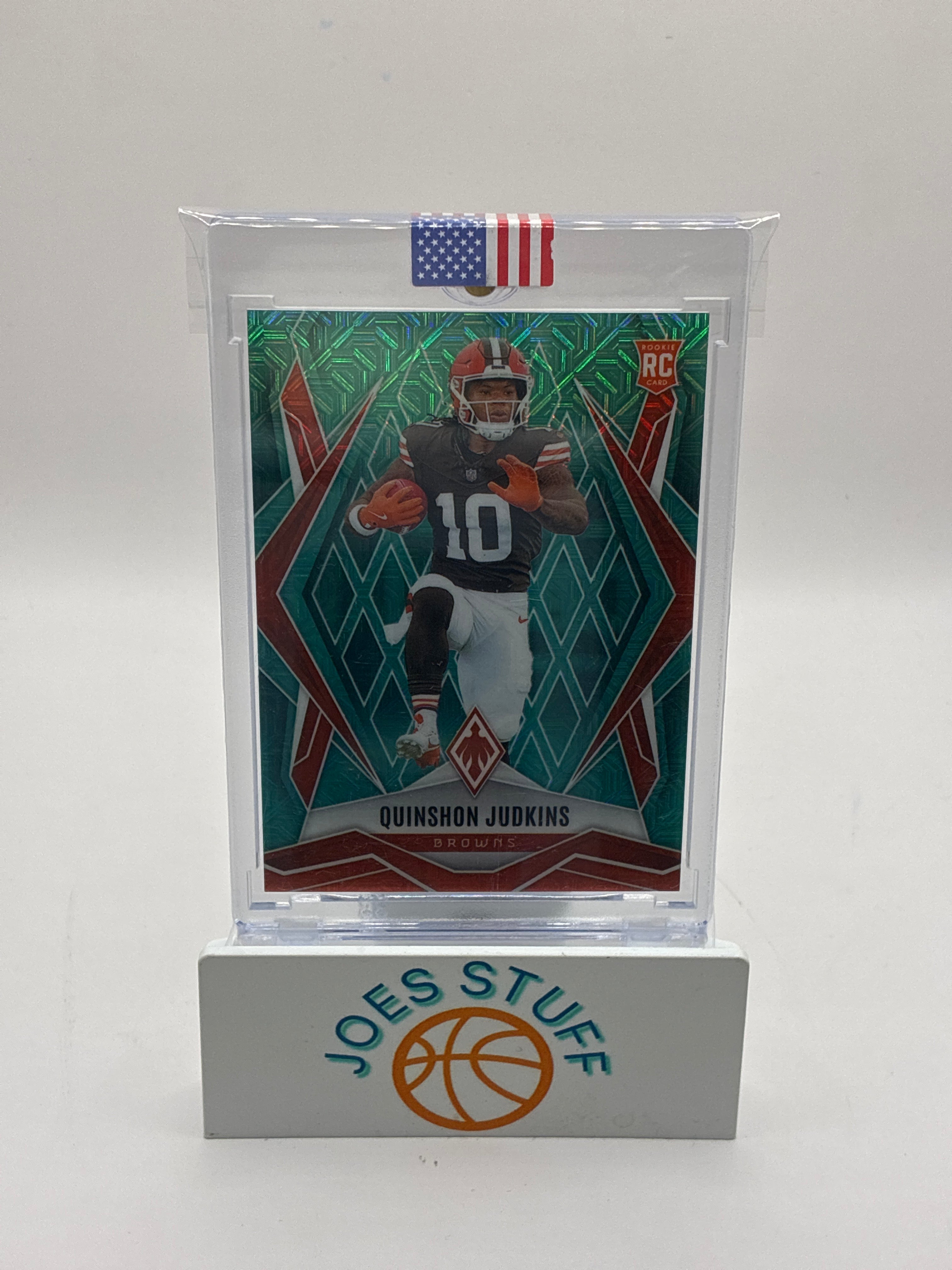 2025 Panini Phoenix Rookies Quinshon Judkins Aqua Mojo 40/50