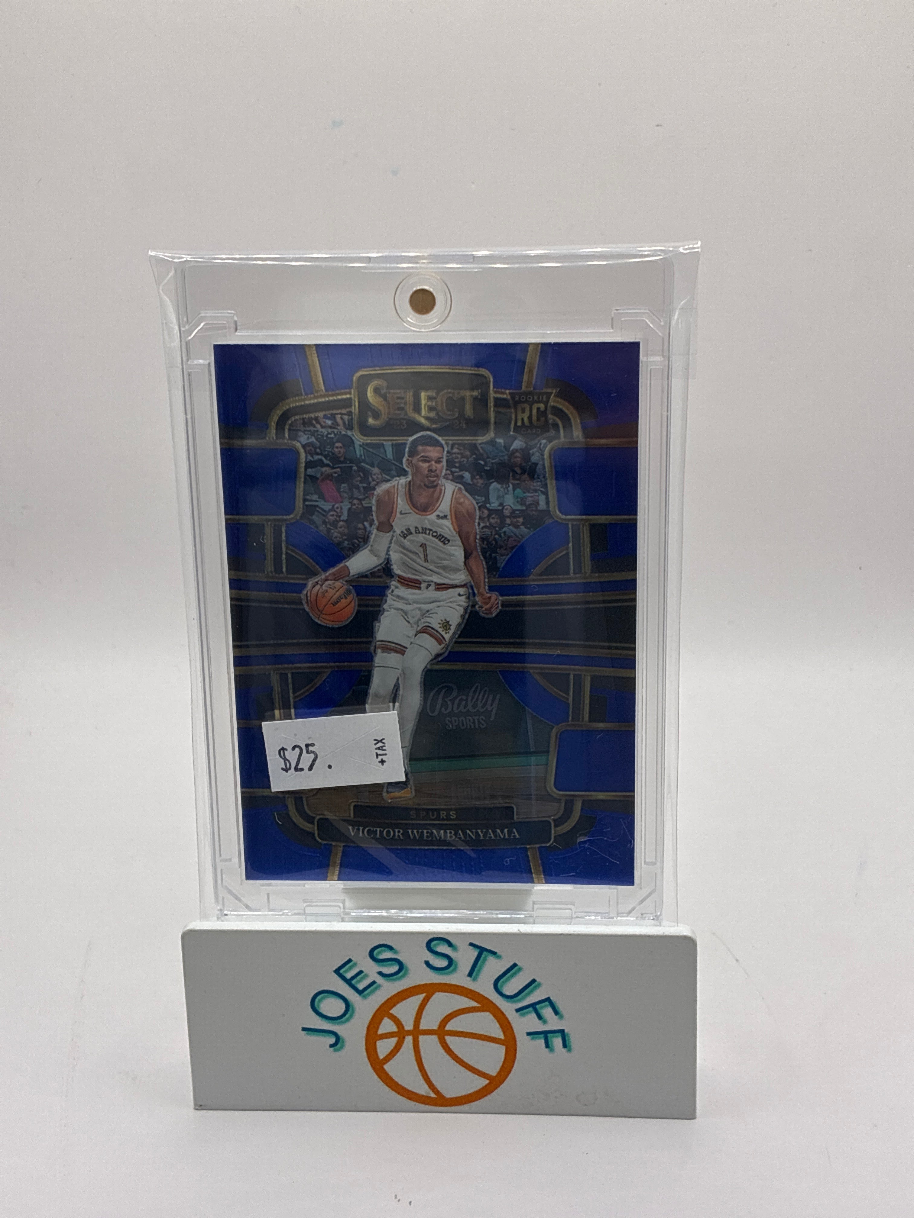 2023-24 Panini Select Victor Wembenyama Concourse #87 Blue Prizm