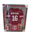 Joe Montana Framed Autographed Jersey