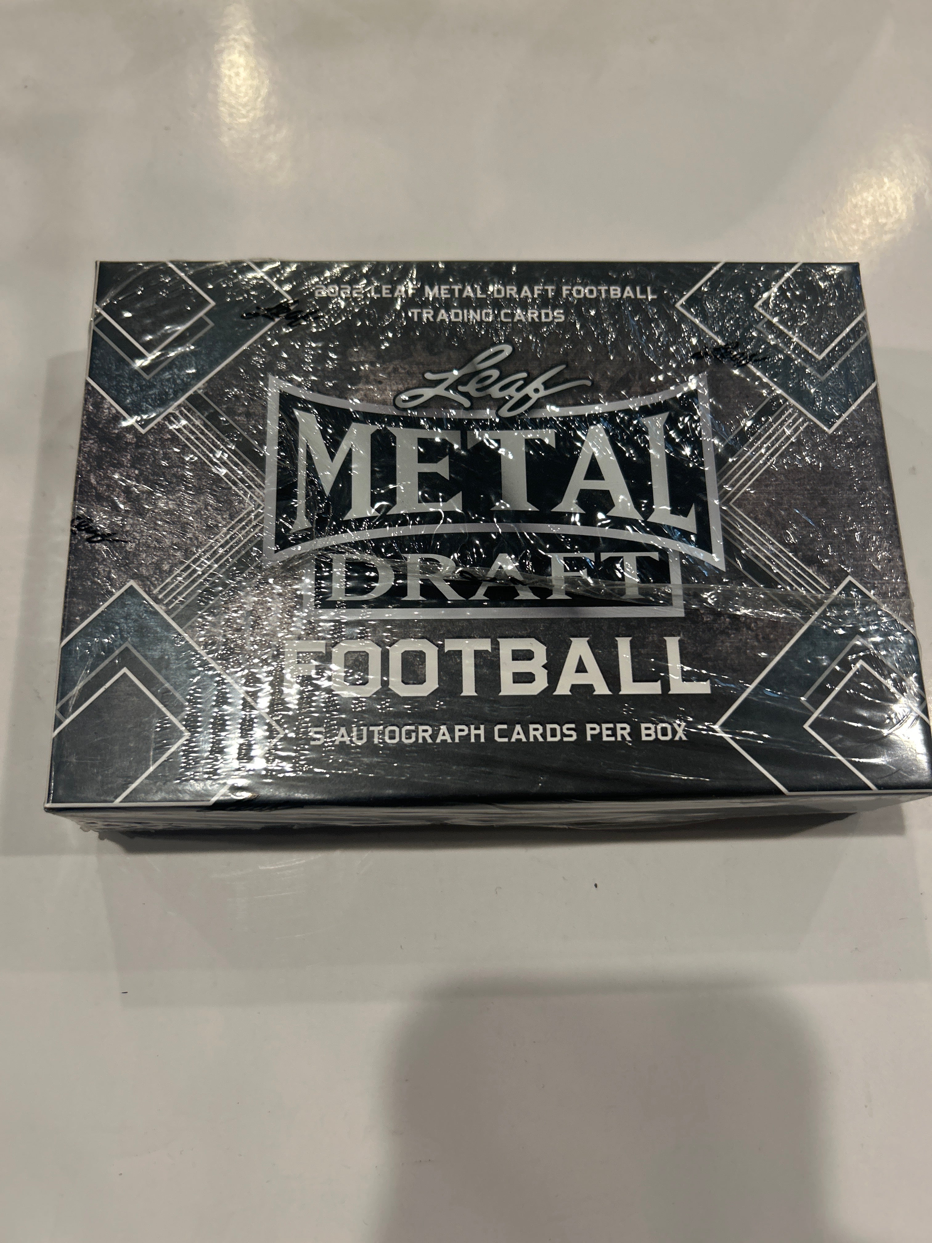 2022 Leaf Metal Draft Football Hobby Box