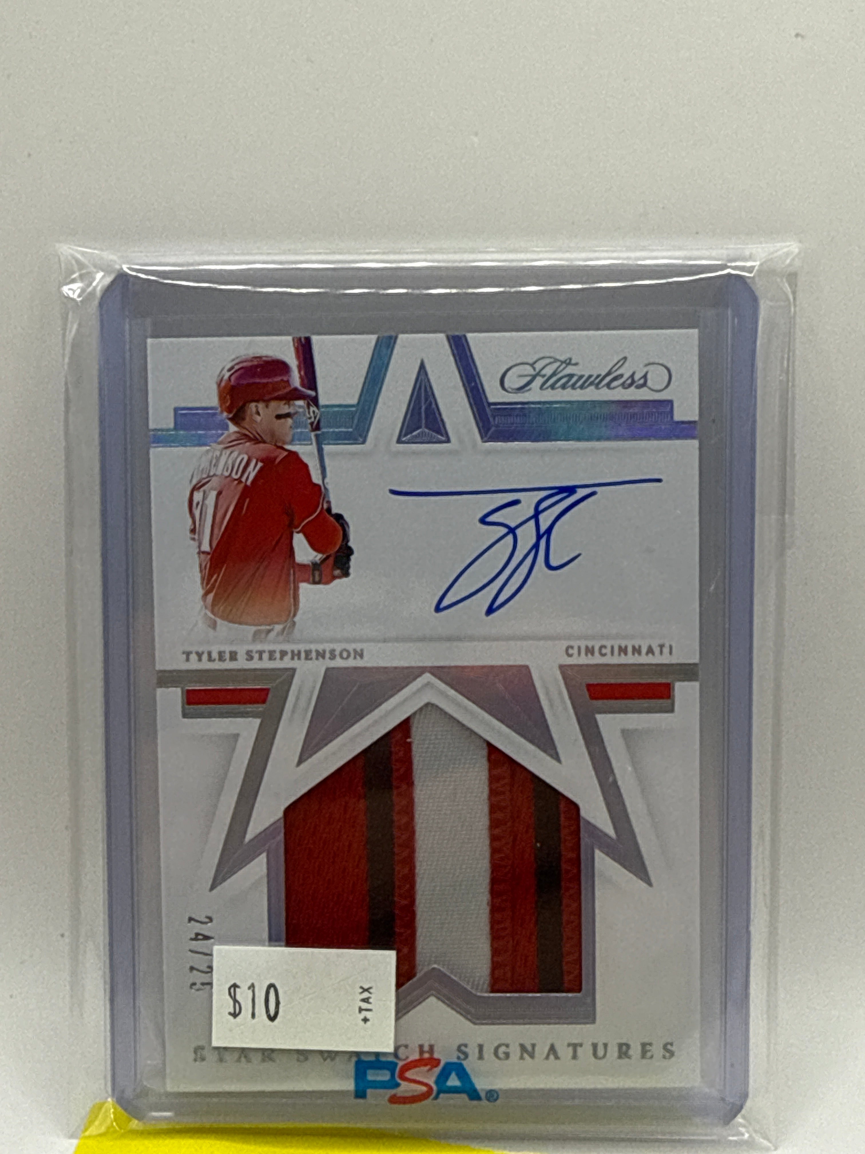 2021 Flawless Tyler Stephenson star swatch signatures patch autograph 24/25