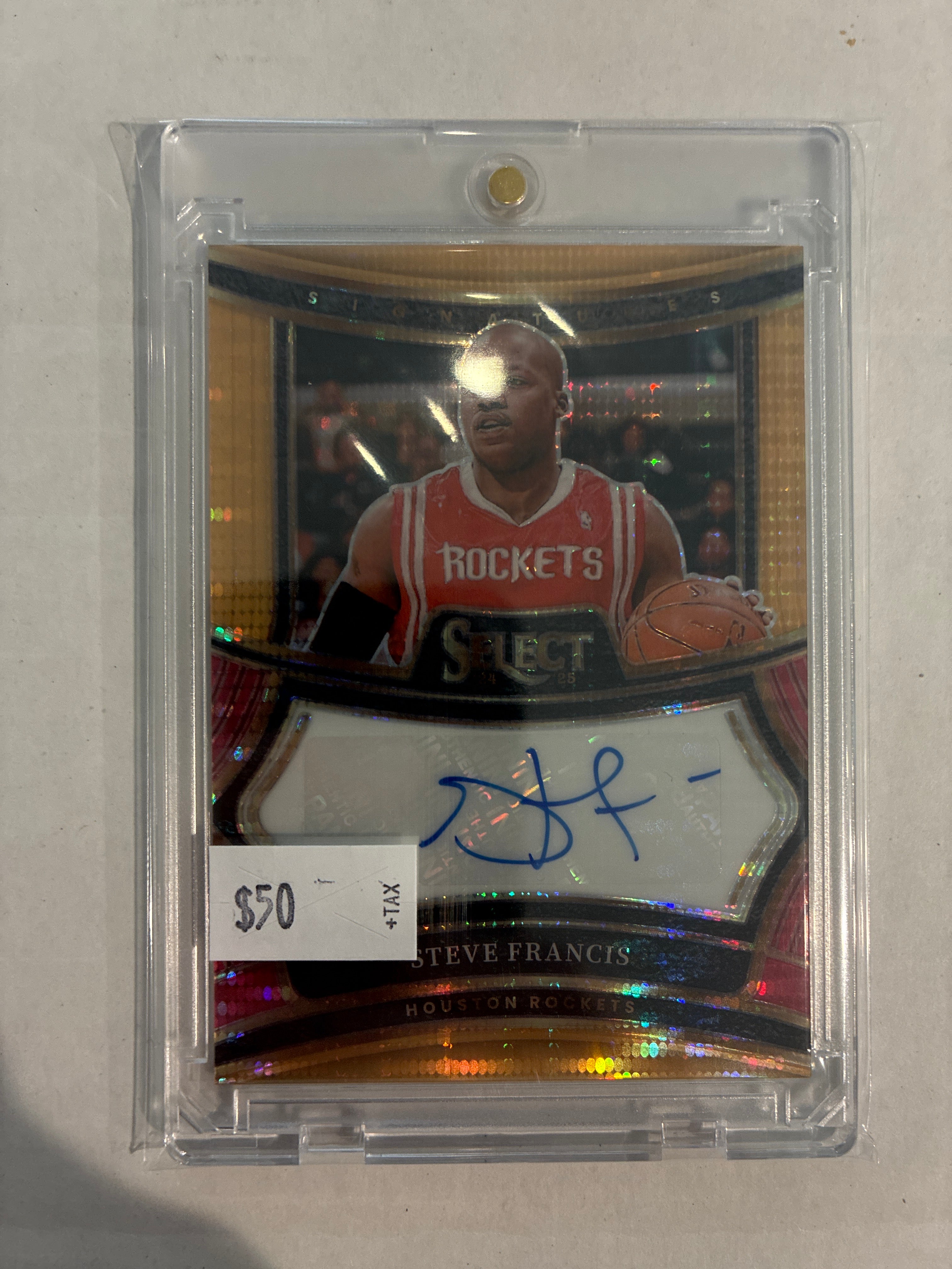 2024-25 Select Basketball Steve Francis Auto 20/30