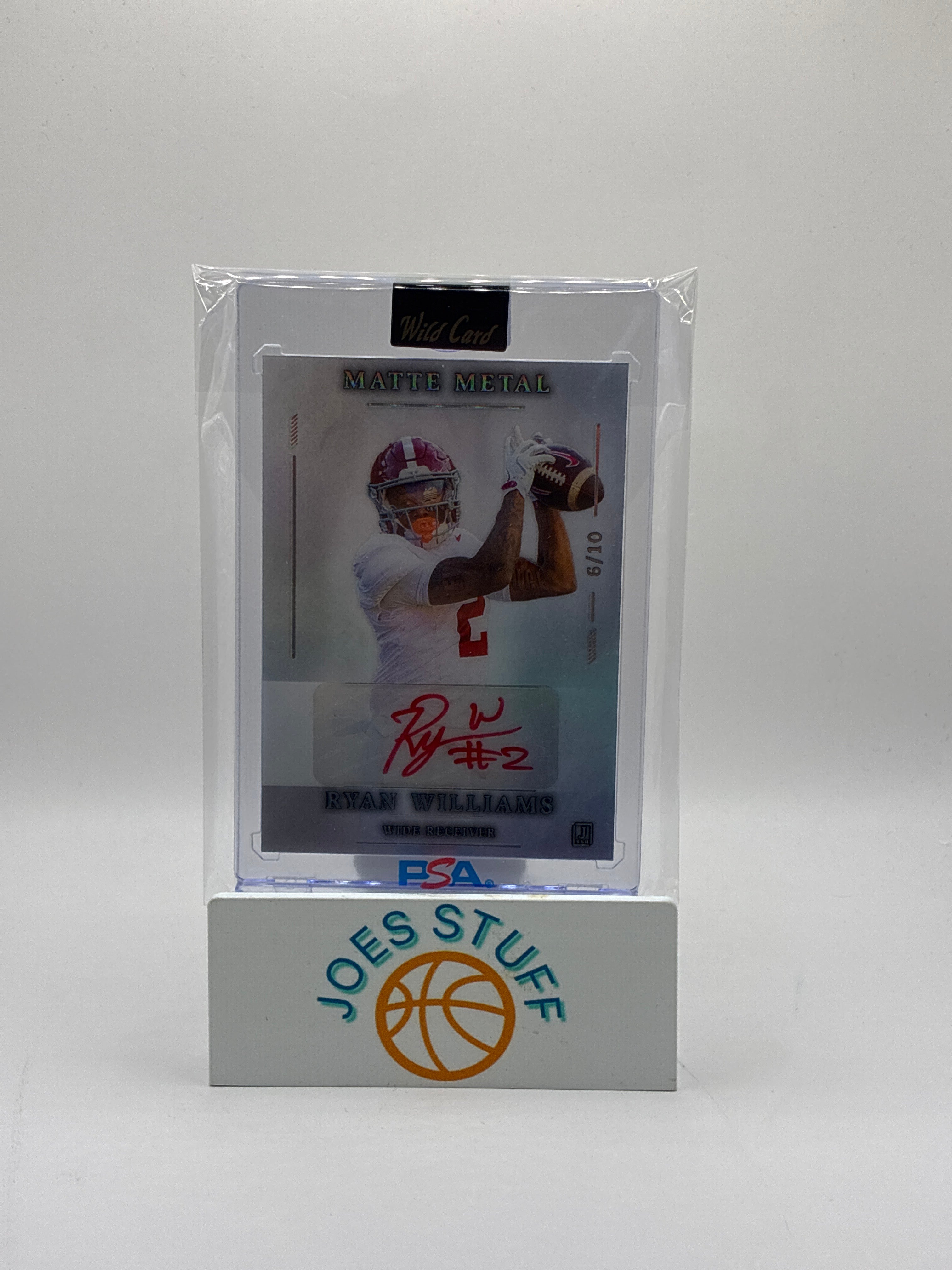2026 Wild Card Matte Metal Ryan Williams 6/10 Autograph