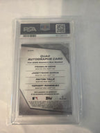 2025 bowman’s best multiplayer quad auto PSA10