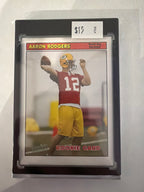 2005 Aaron Rodger’s rookie card