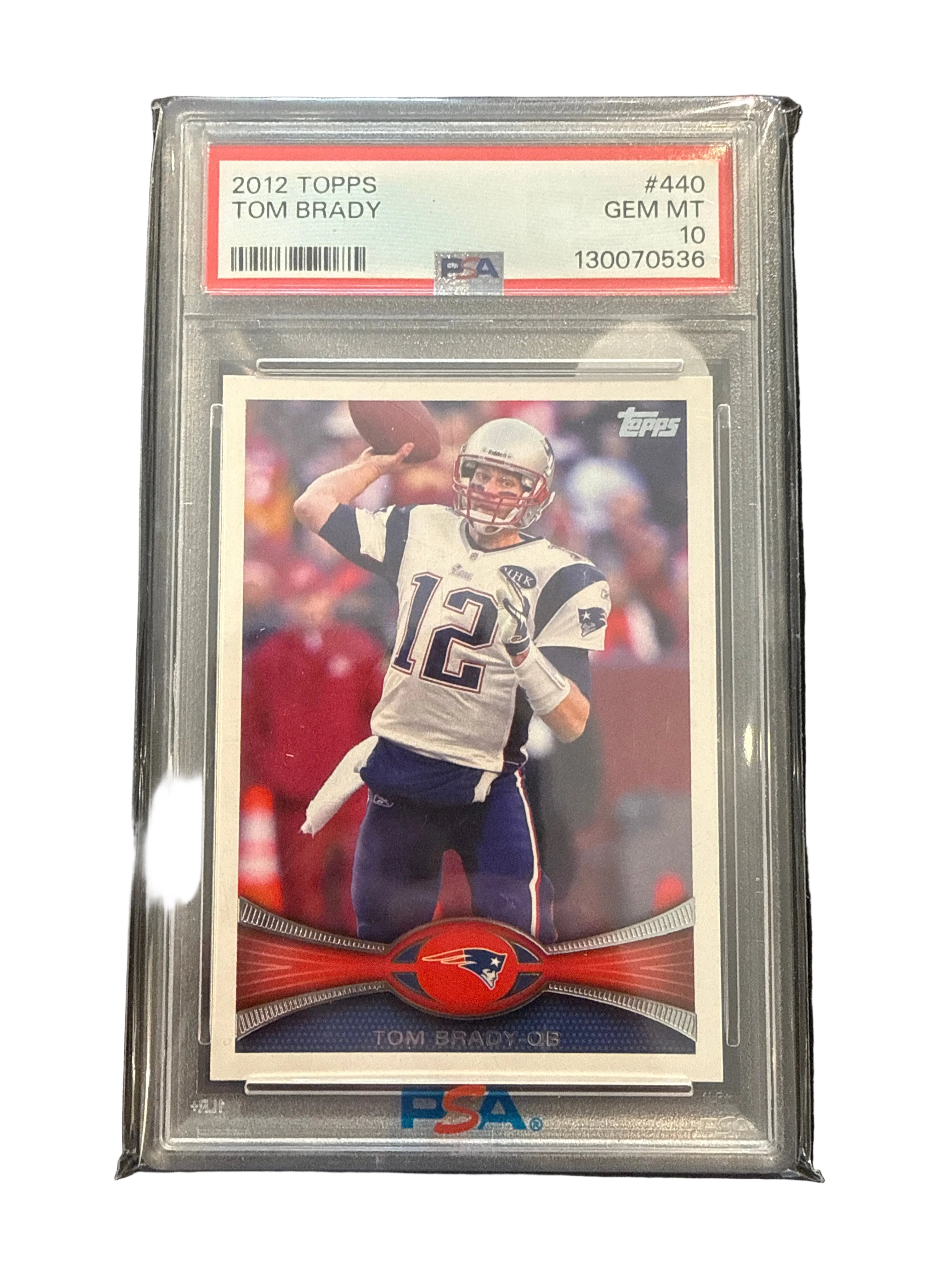 2012 Topps Tom Brady PSA 10