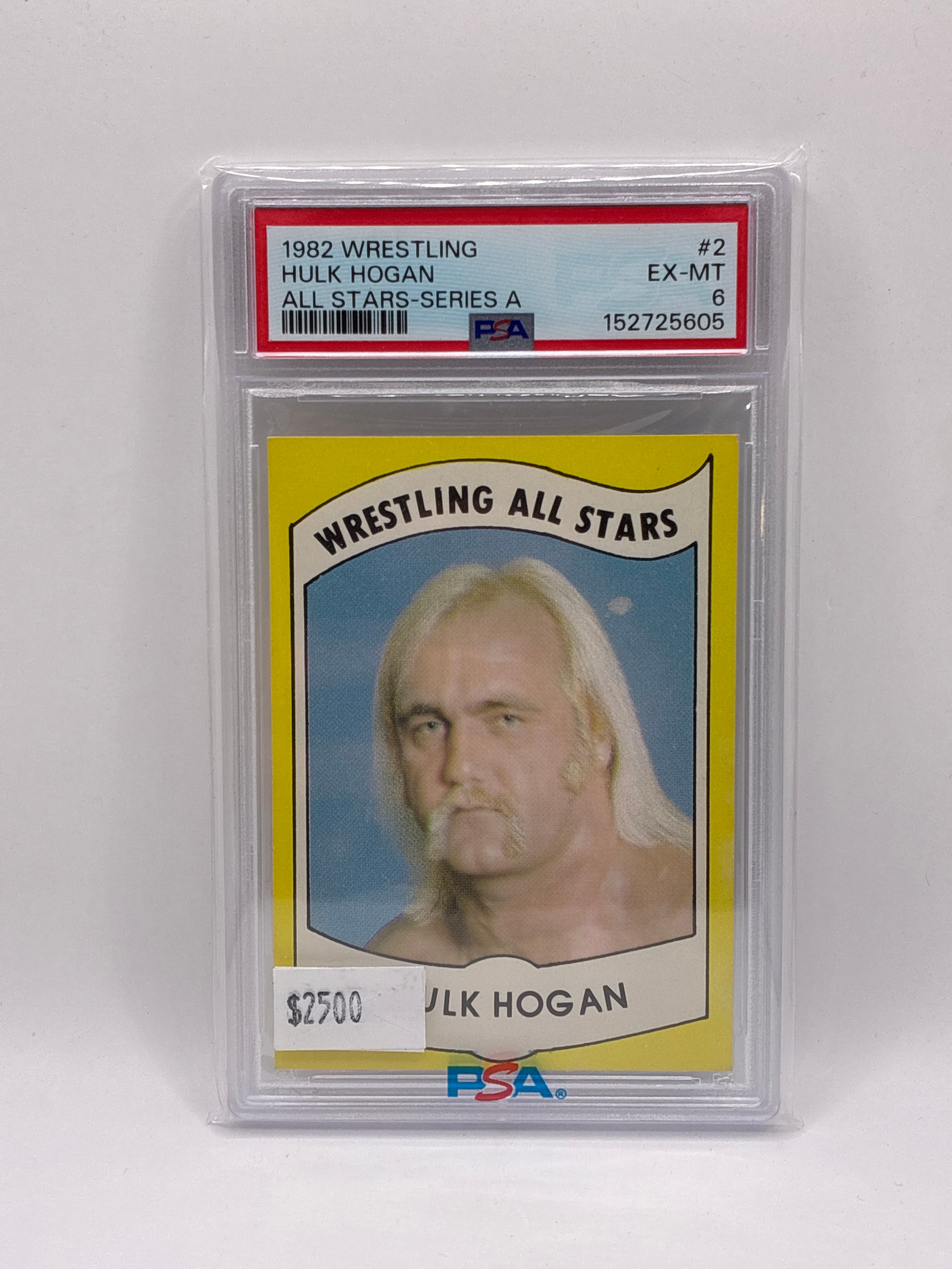 1982 Wrestling All Stars Series A Hulk Hogan #2 PSA 6