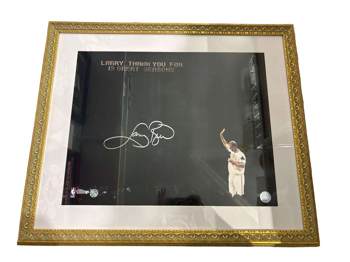 Larry Bird Autographed Photo