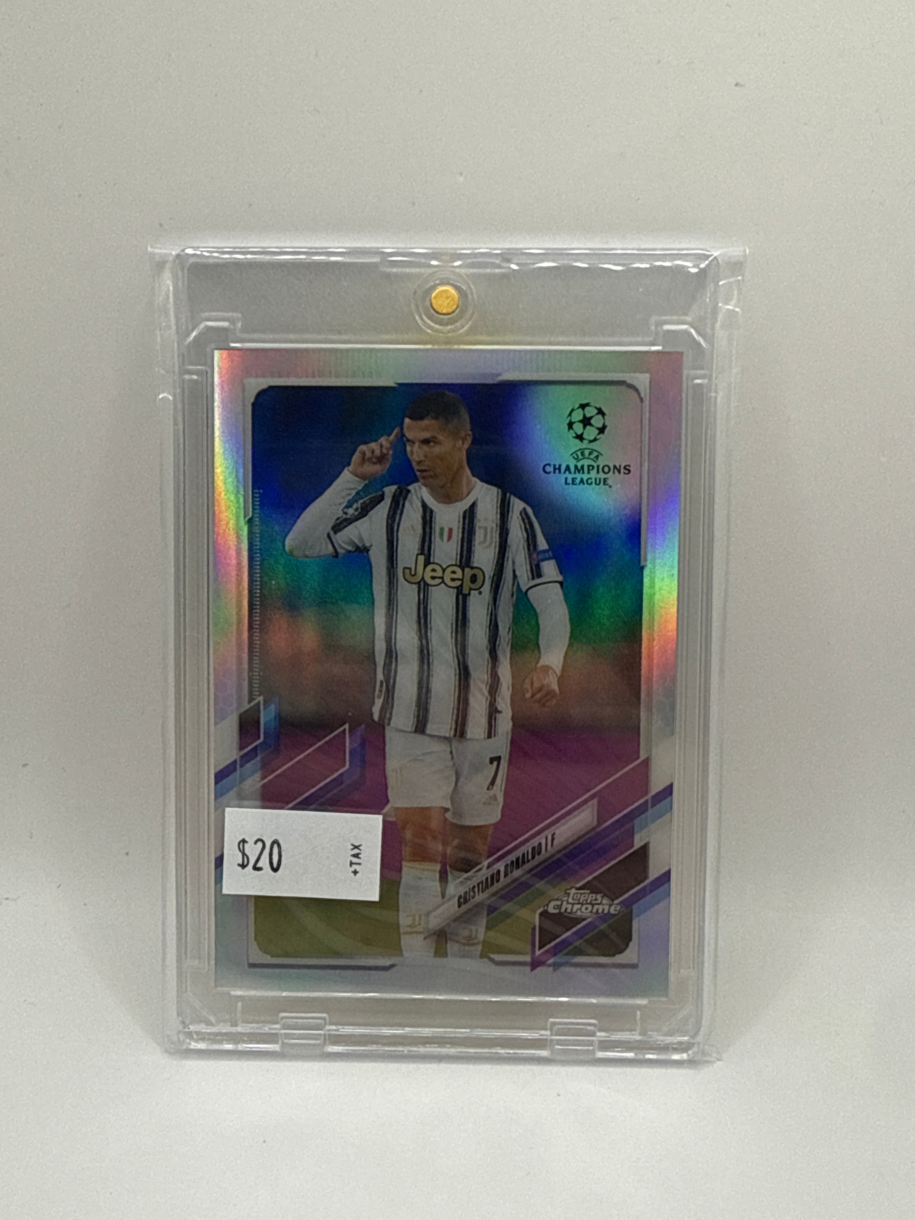 2021 Topps Chrome Champions League Cristiano Ronaldo refractor