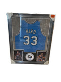 Larry Bird Autographed Framed Jersey
