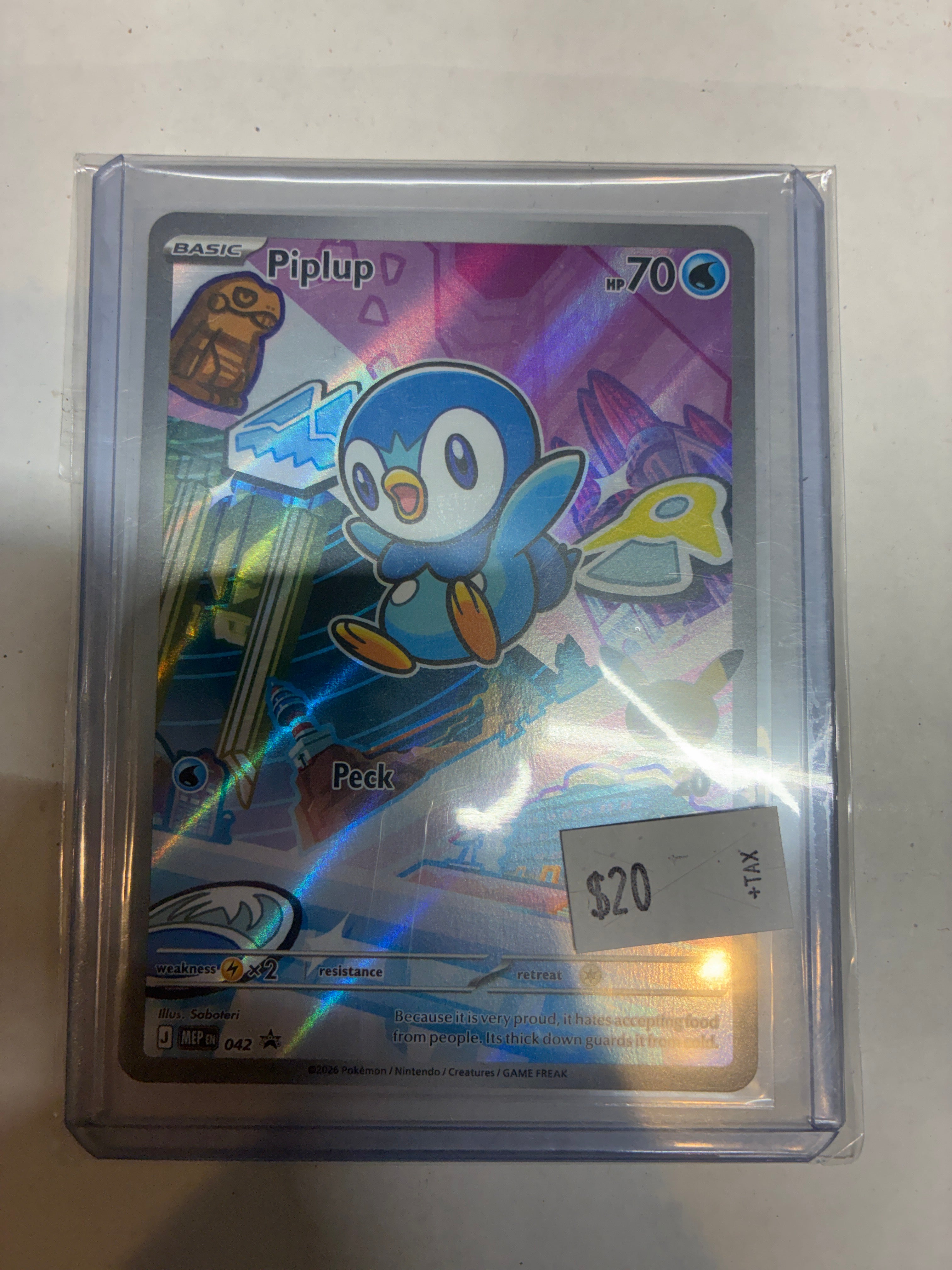 Pokemon Piplup 042 (Promo)