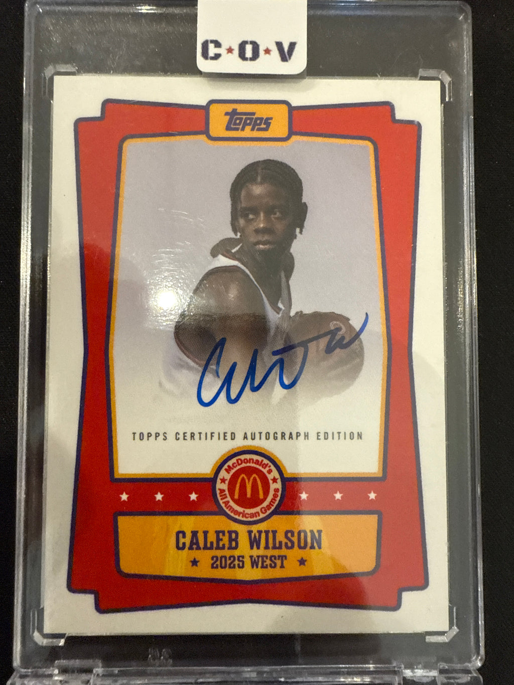 2025 Topps McDonalds Caleb Wilson