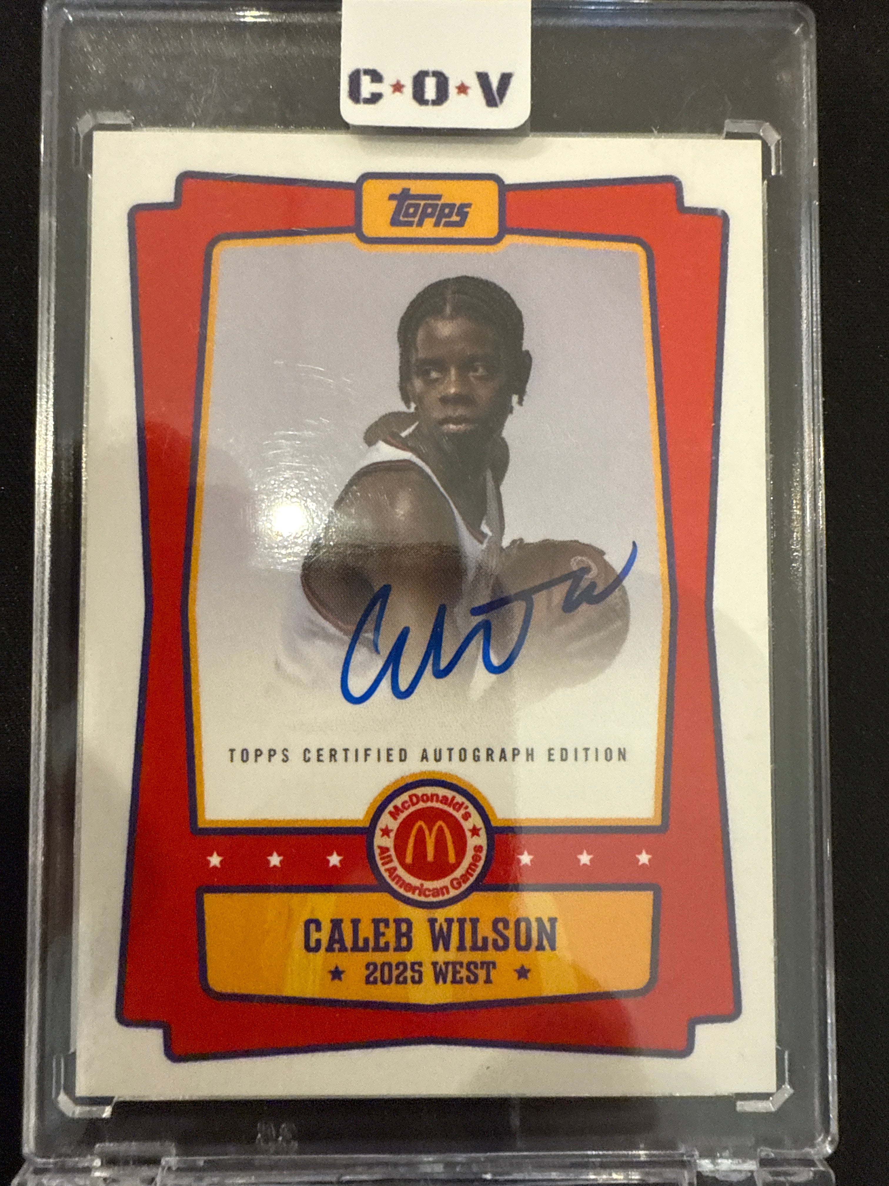 2025 Topps McDonalds Caleb Wilson