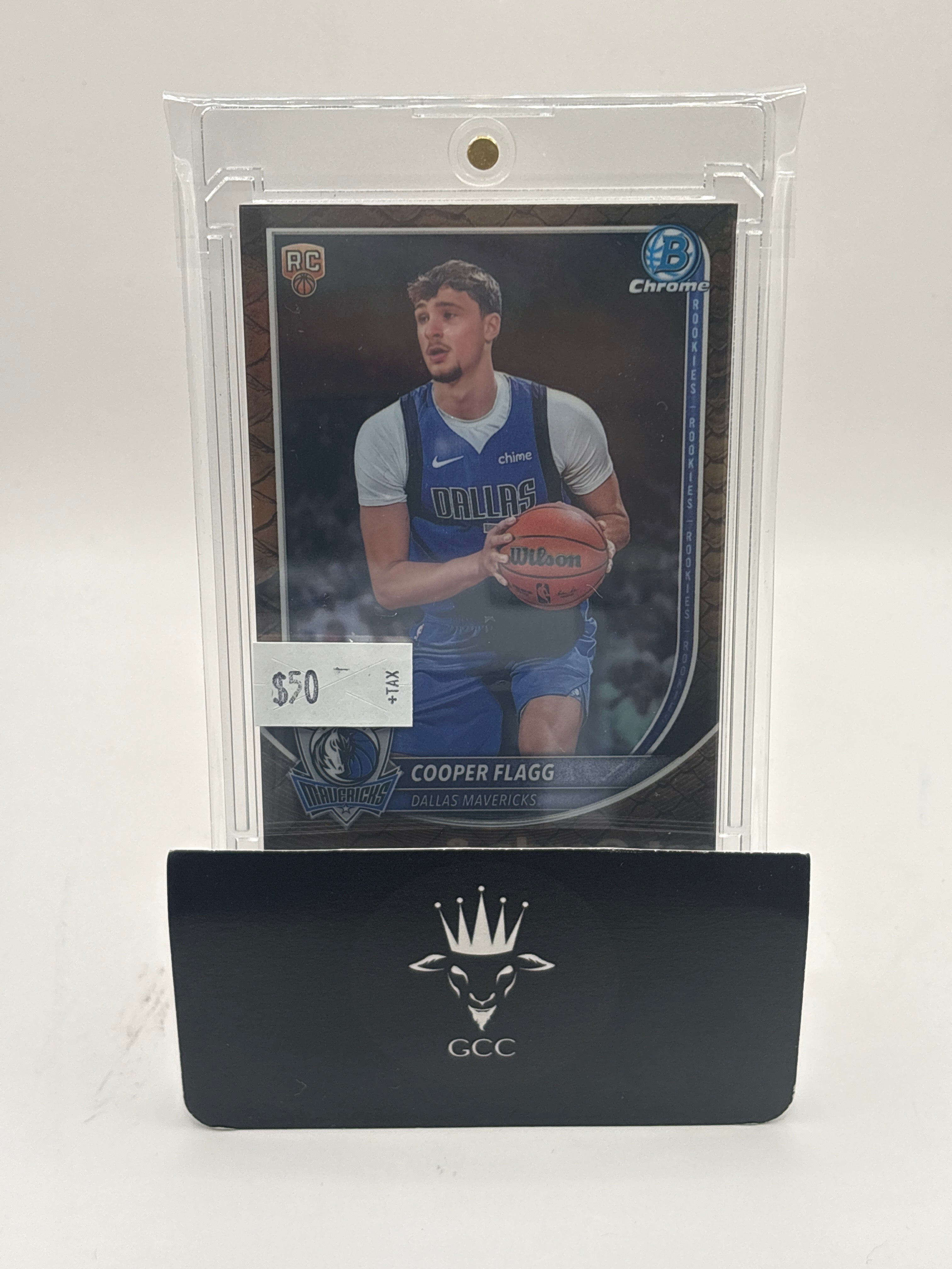 2025-26 Topps Bowman Chrome Cooper Flagg #BCV-1 Reptilian Refractor