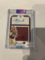 2026 Panini national treasures Jameis Winston patch auto 50/75 ￼